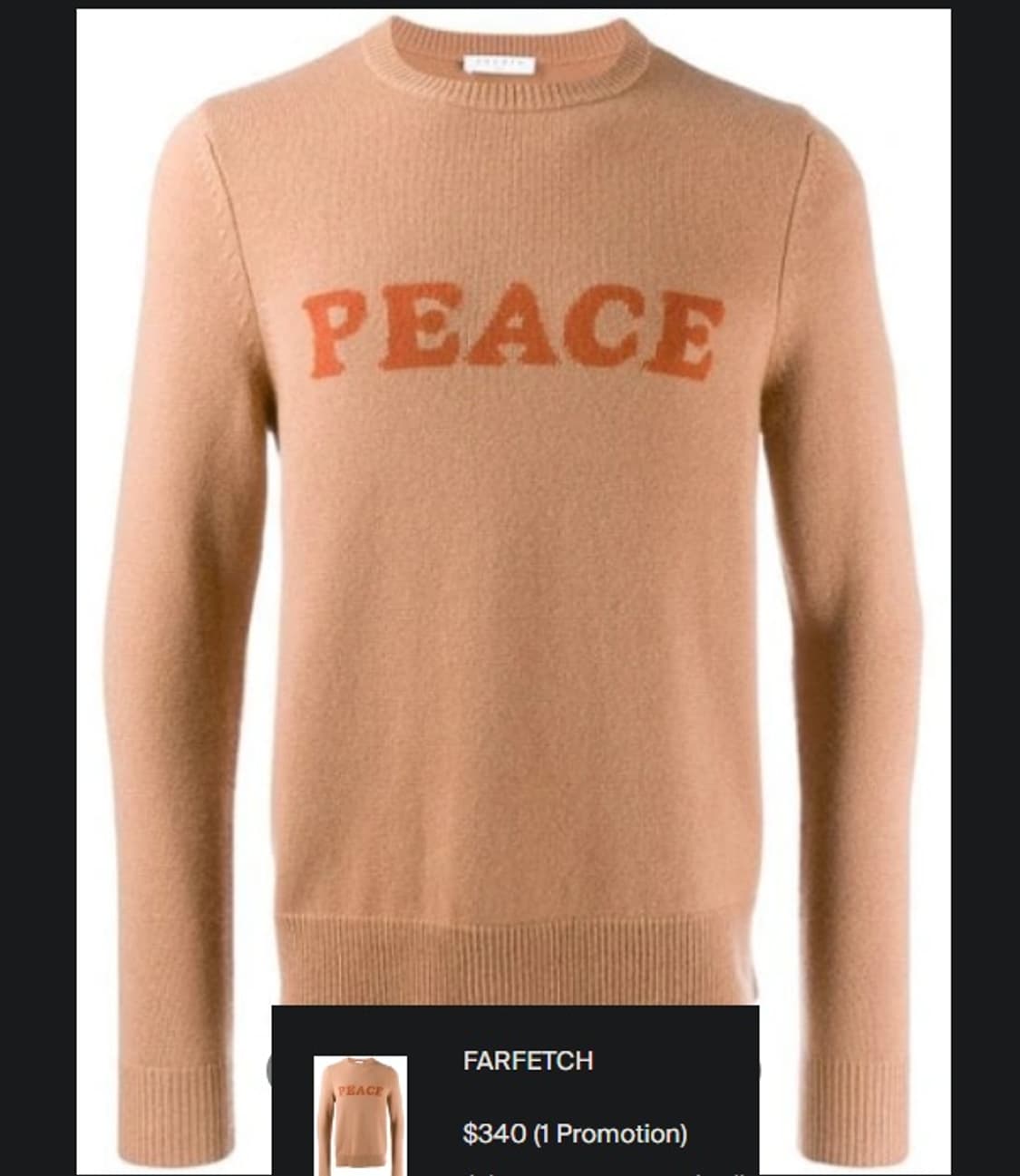 산드로 옴므 PEACE 크루넥 울 니트 상품이미지8