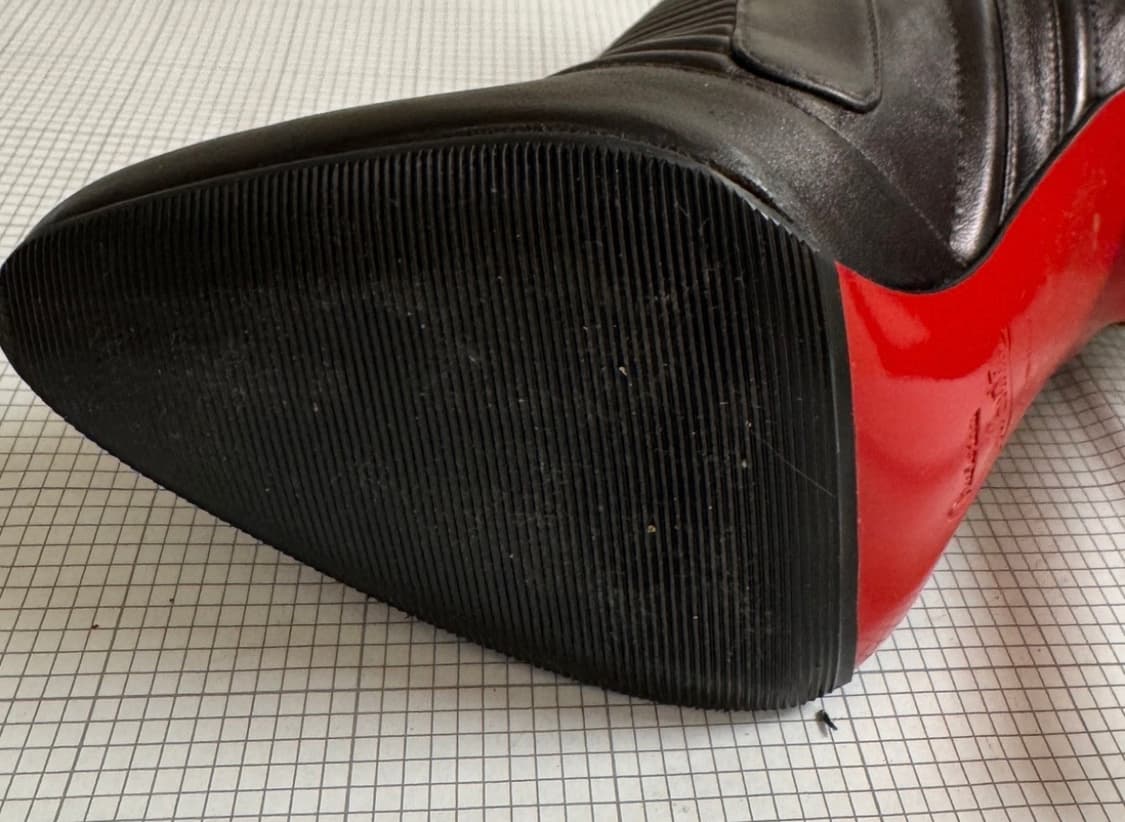 크리스찬 루부탱 앵클부츠, 부티 (정품. 다크 브라운 컬러, 37사이즈) 상품이미지6