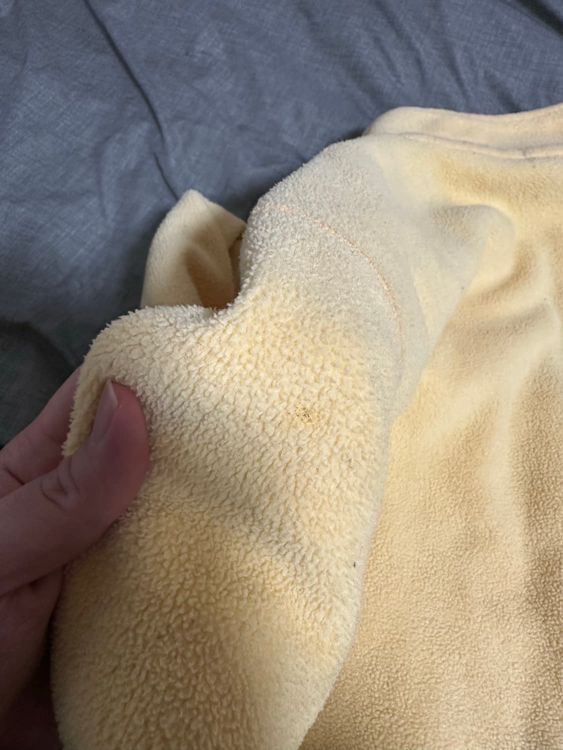 Made in usa 노티카 옐로우 하프집업 플리스 XL 상품이미지5