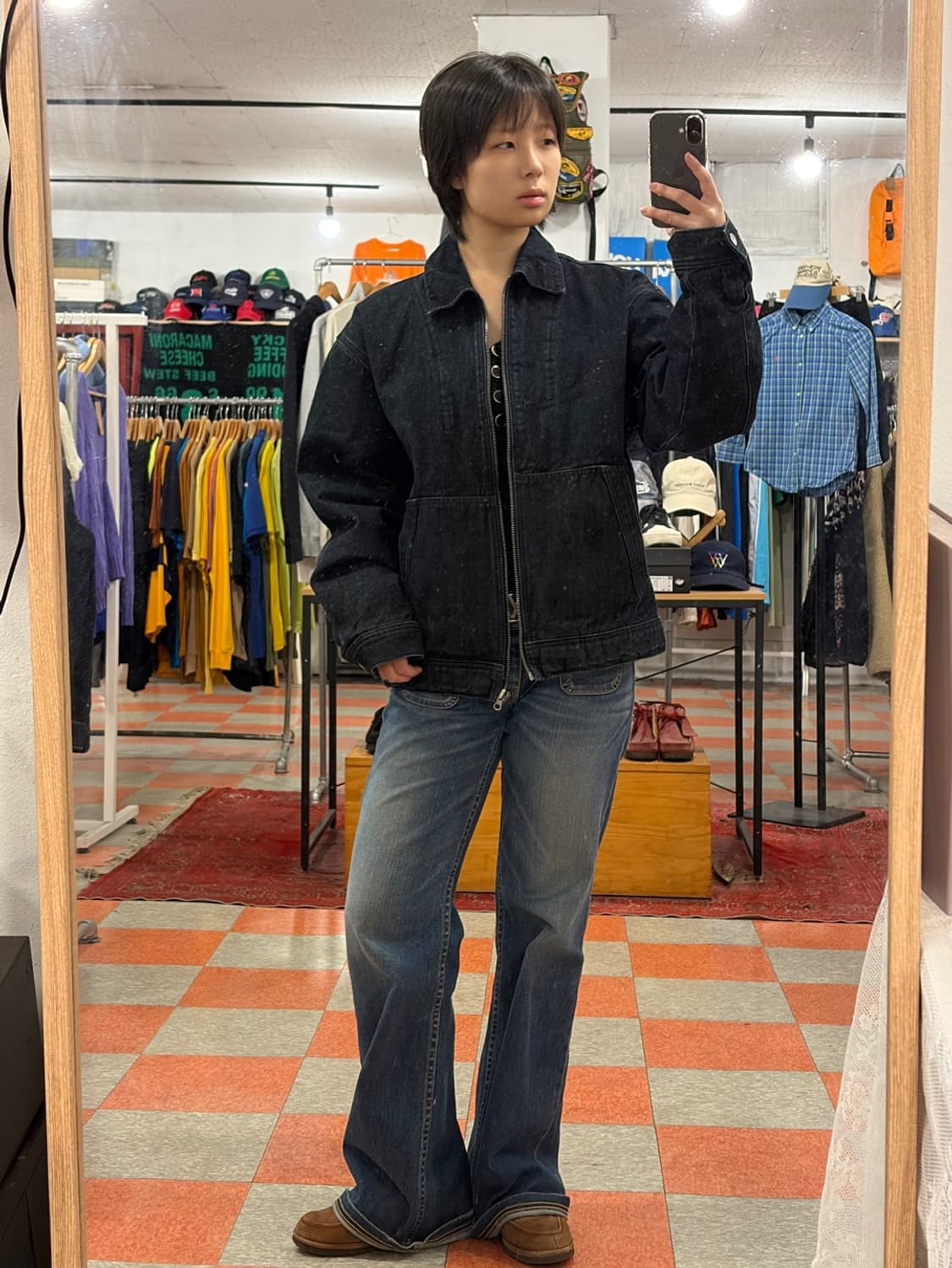 에이세컨즈 데님숏자켓 상품이미지1