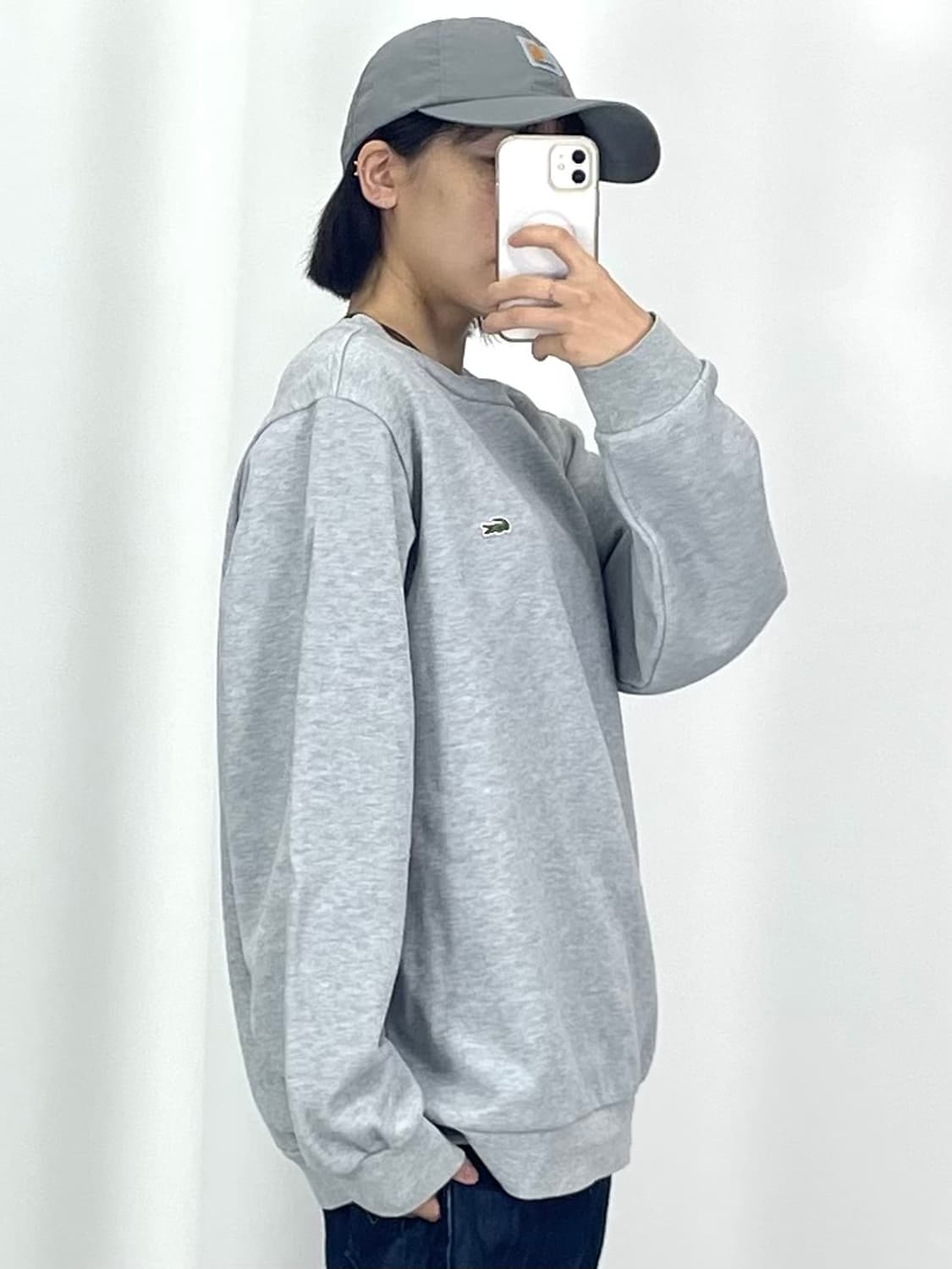 [XL]라코스테 그레이 맨투맨 CK9758 상품이미지1