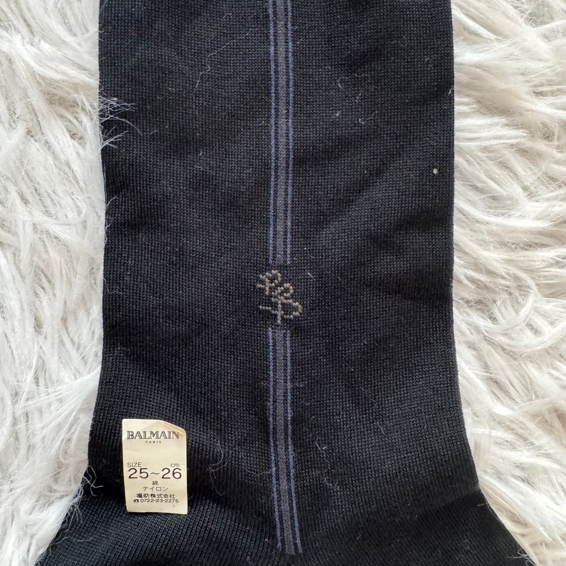 BALMAIN 일본빈티지 양말 발망 빈티지양말 미사용 제품 250 260 상품이미지5