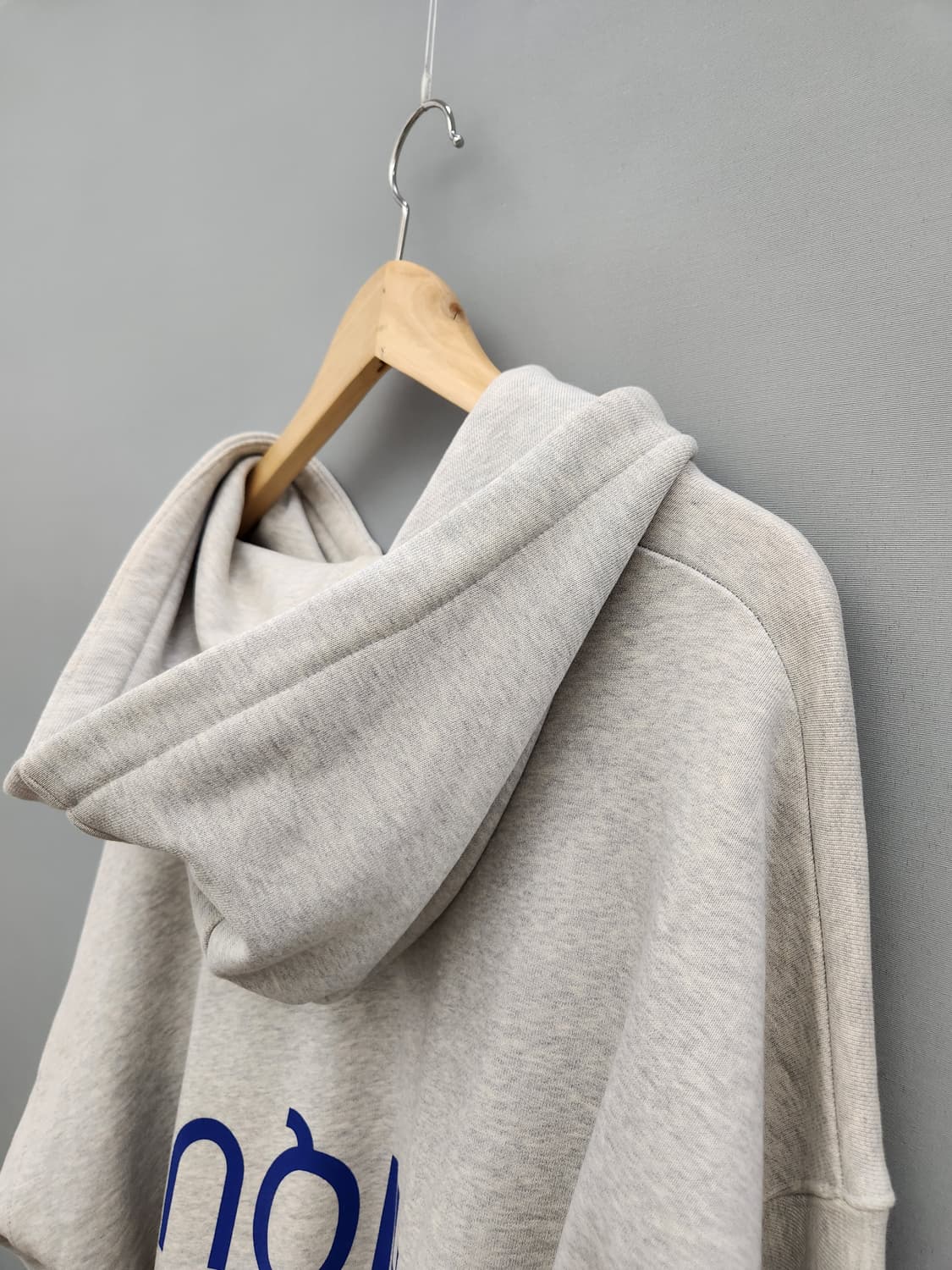 솔리드옴므 백프린트 오버핏 후드 상품이미지7