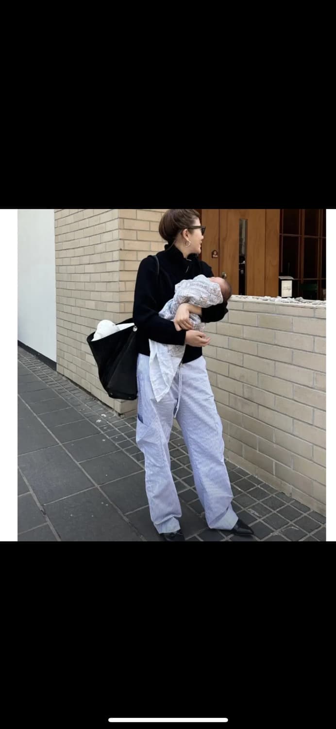 DEINET 다이닛 스웨이드 빅백 숄더백 차콜 새상품 상품이미지2