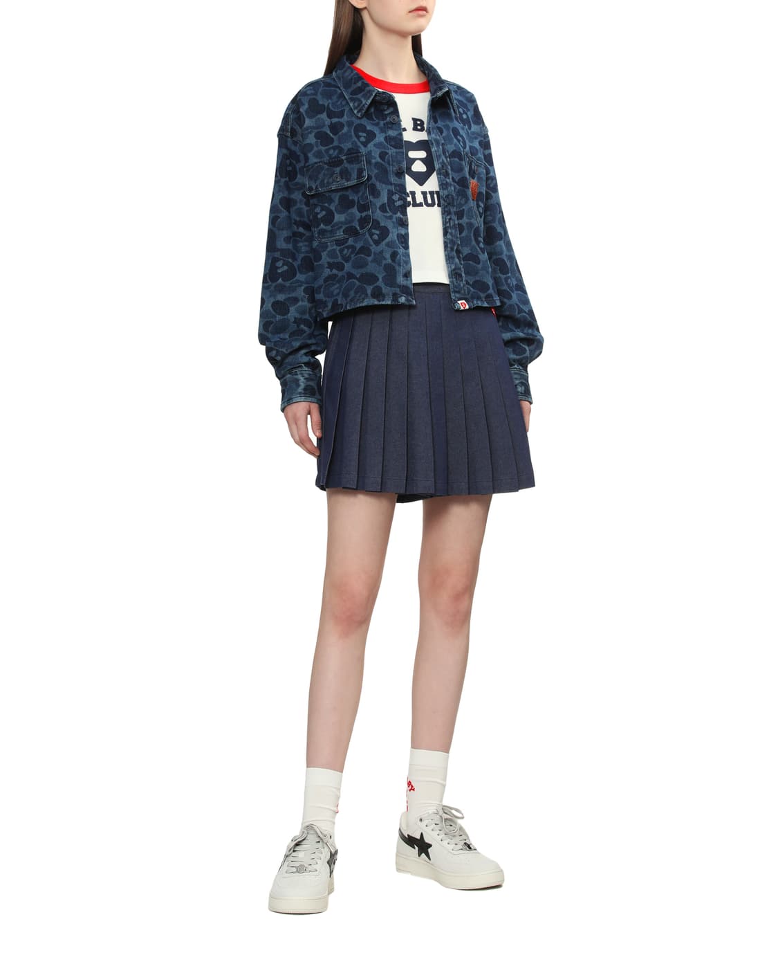 (오더) 베이프 APEE 25SS 카모 데님 자켓 상품이미지2