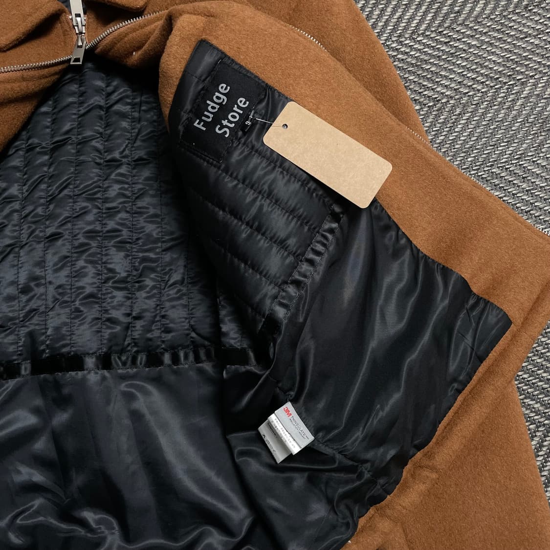 라퍼지스토어 투웨이 울 미니멀 해링턴 자켓o 5373 상품이미지5