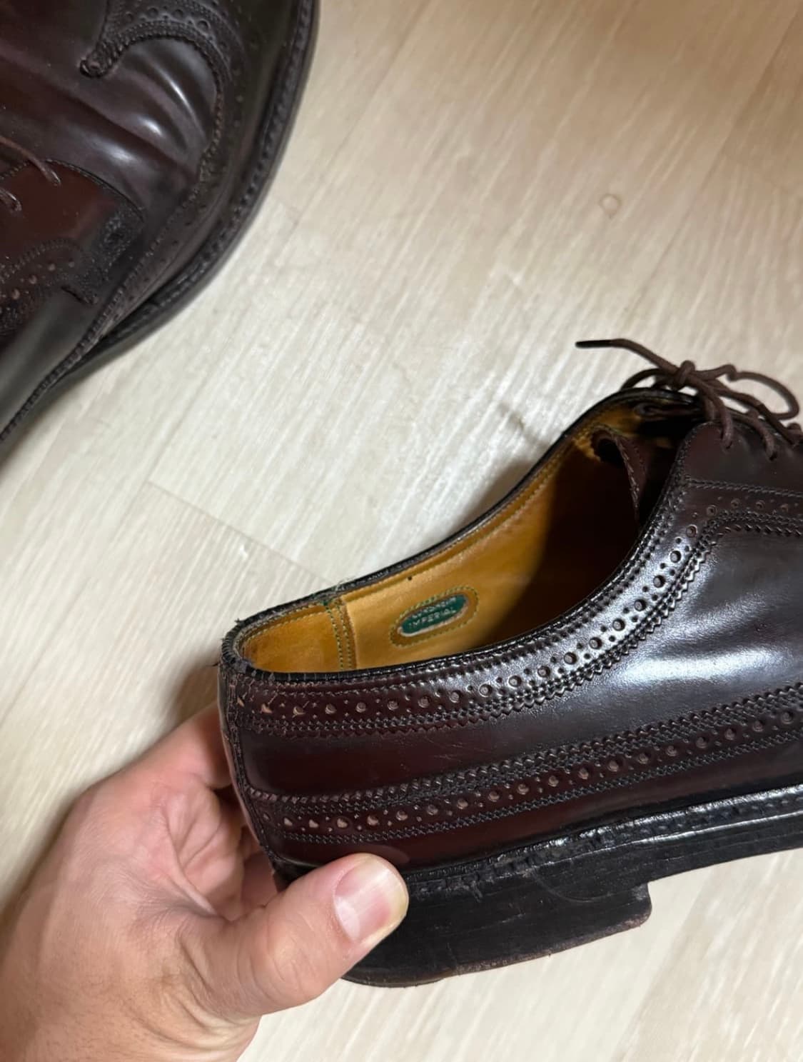 플로쉐임 코도반 윙팁 93605 275 알든 975 대체제 상품이미지8