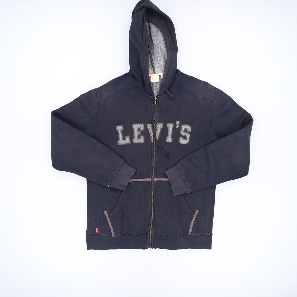 [M] 리바이스 빅로고 기모 후드집업 0107H1 상품이미지1