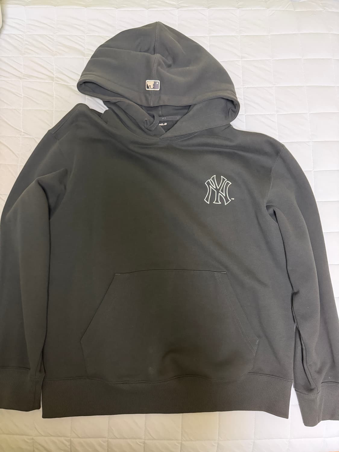 MLB 후드티 차콜 L 상품이미지1