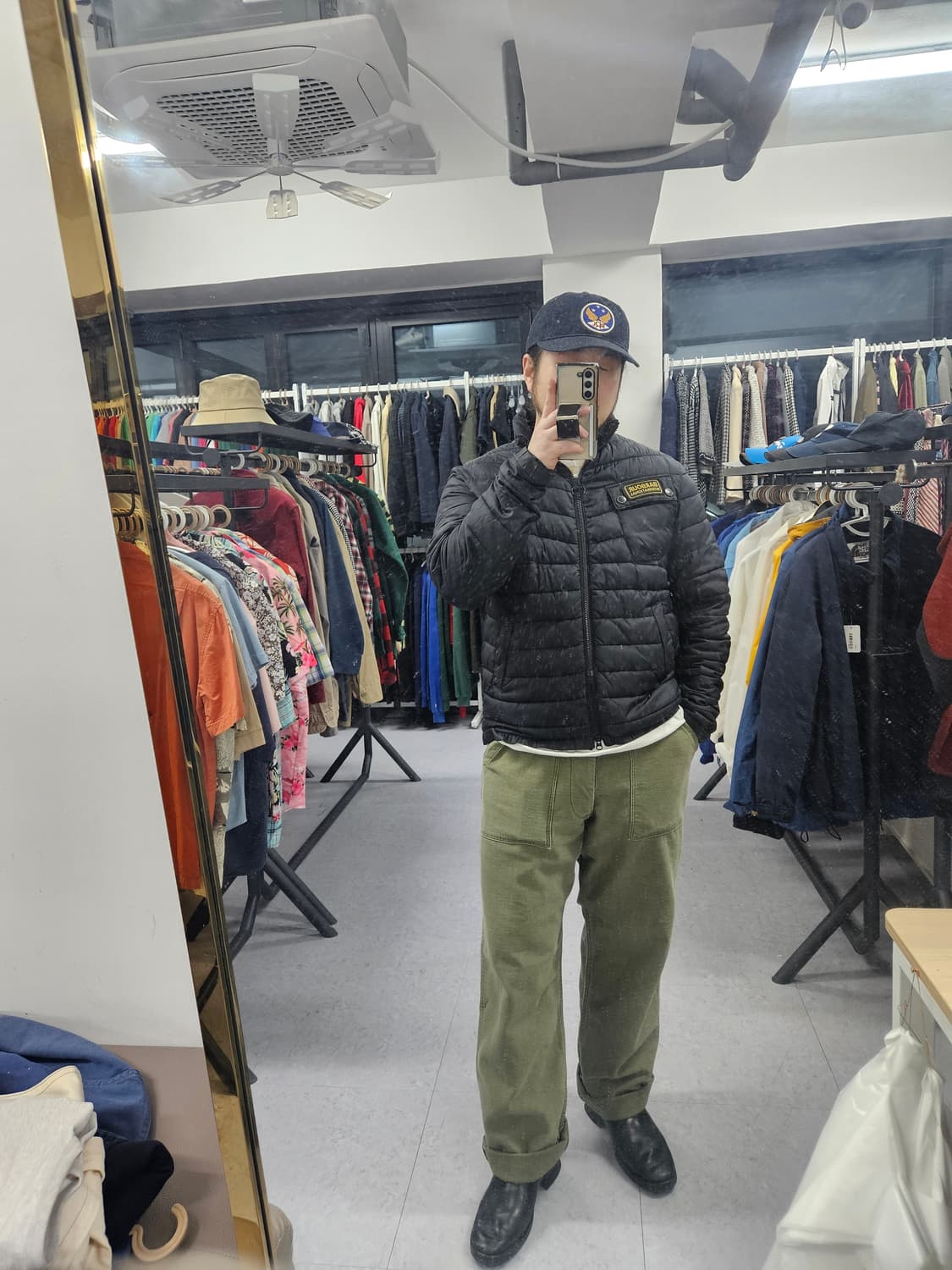 바버 인터네셔널 숏 경량패딩 상품이미지8