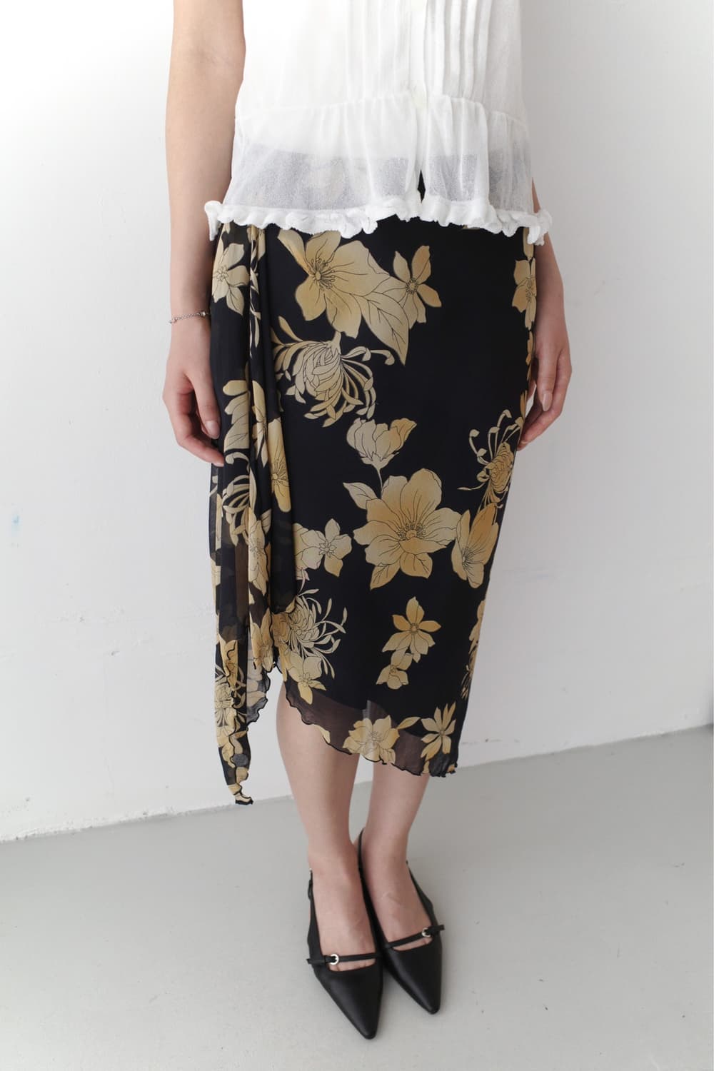 flower frill skirt 상품이미지7