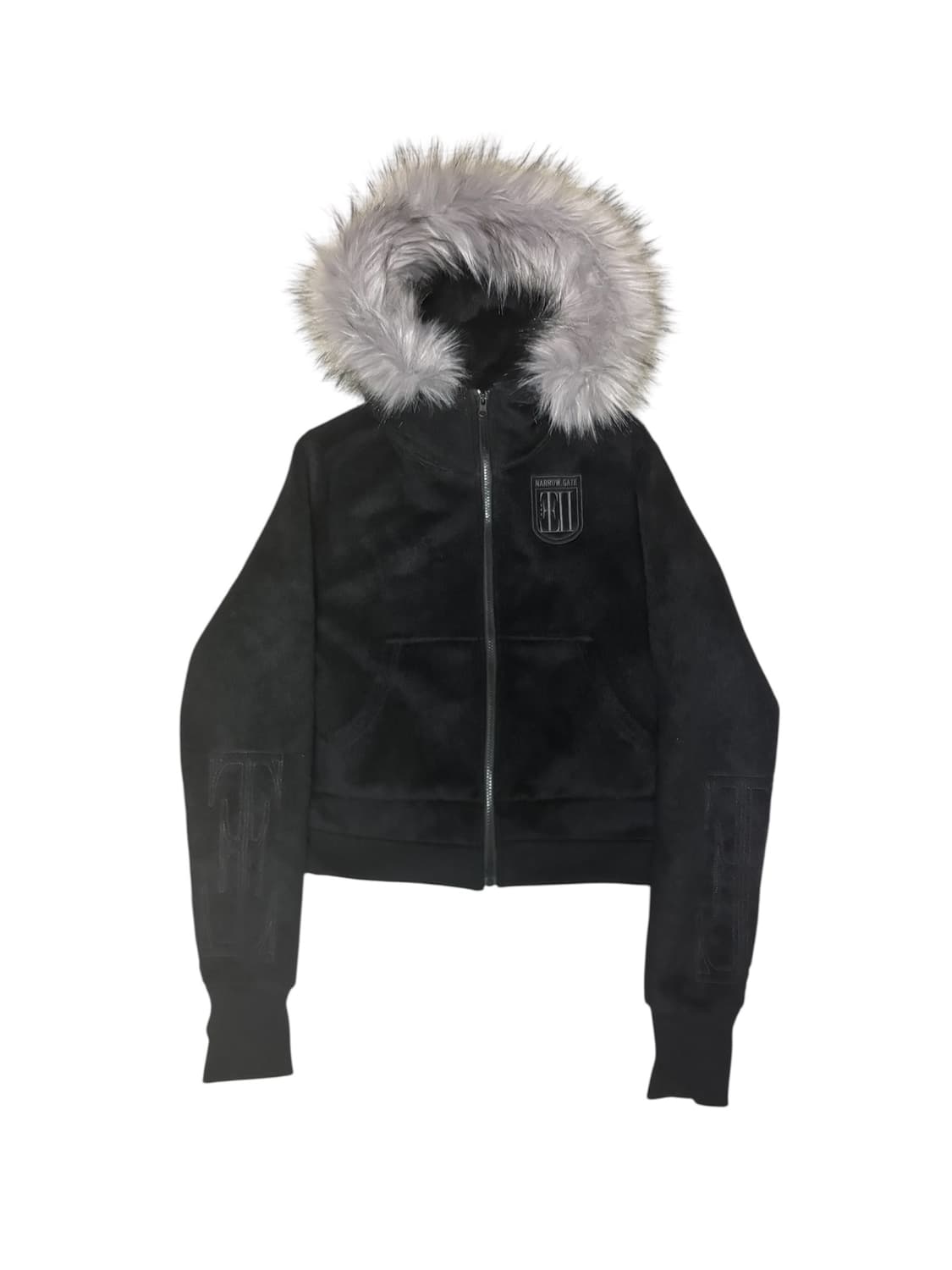 [no E mosen] Cross Print Hoodie zip 상품이미지3