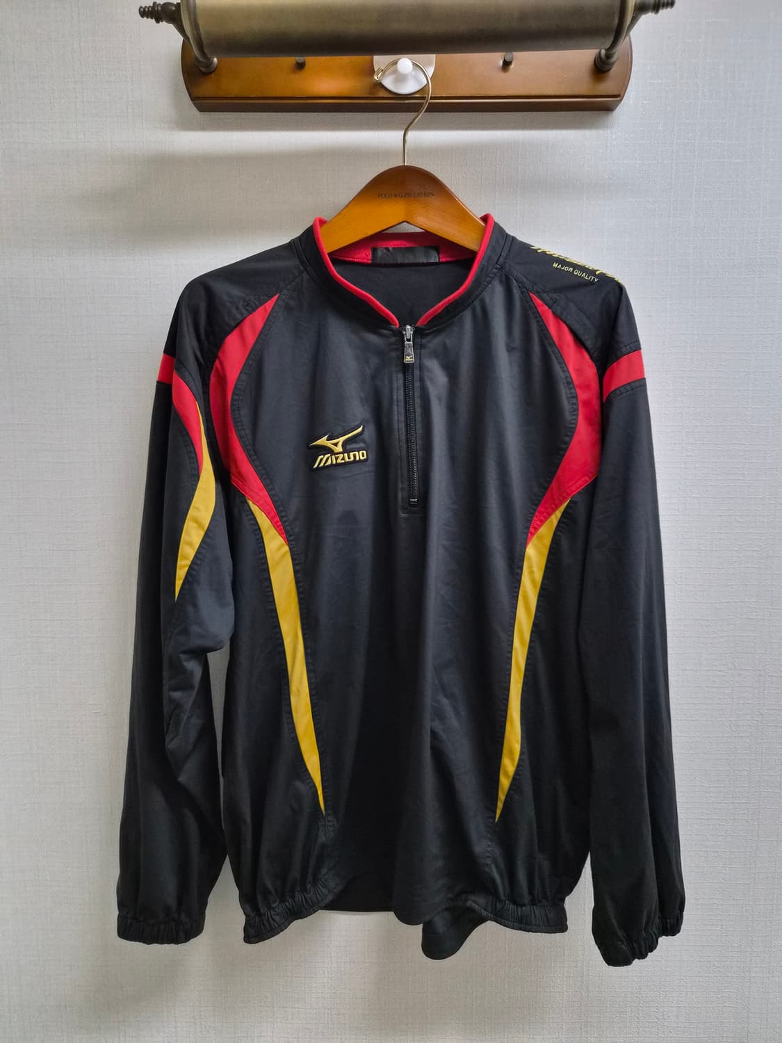 XL) 미즈노 프로 JPN 쿼터집업 트레이닝 웜업 팝니다 상품이미지1