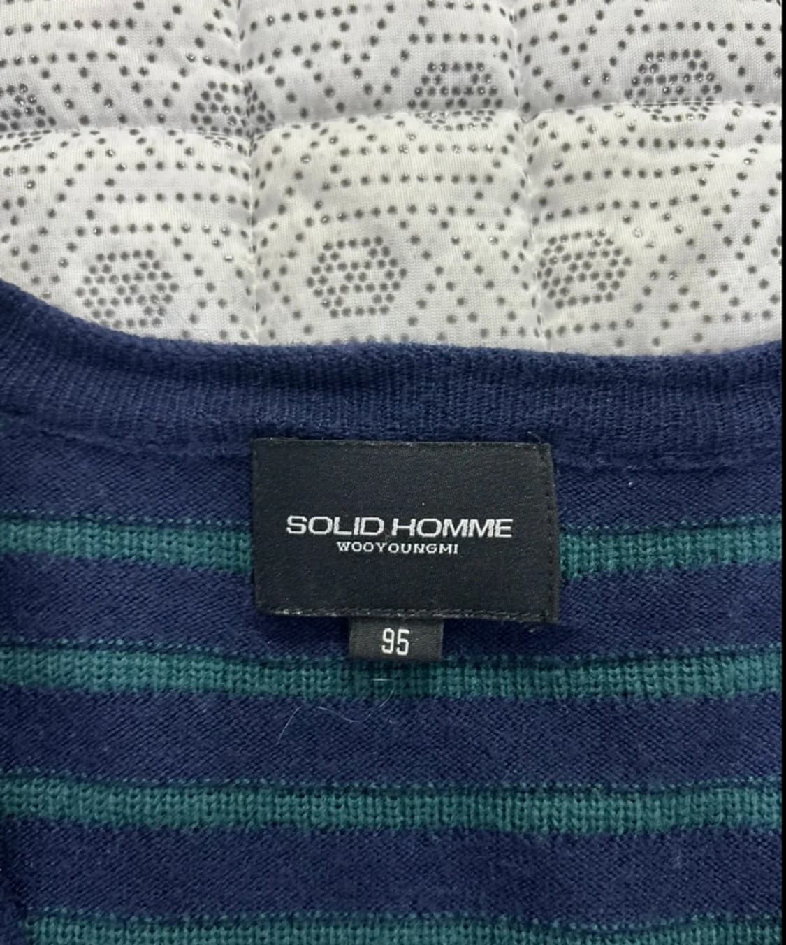정품 솔리드옴므 우영미 남성 가디건 95 상품이미지4