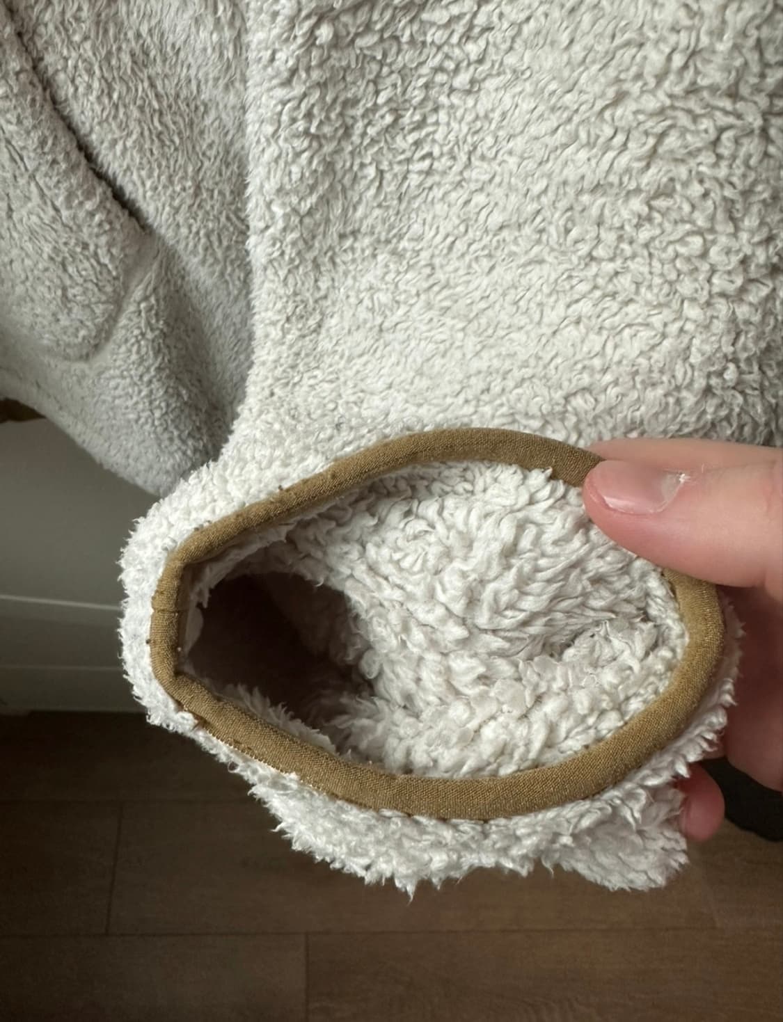 노스페이스 플리스 후리스 아노락 아이보리 / M 상품이미지3