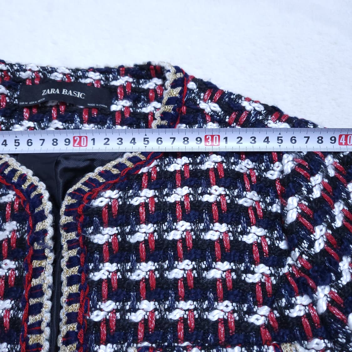 자라 트위드자켓 M 0317 상품이미지3