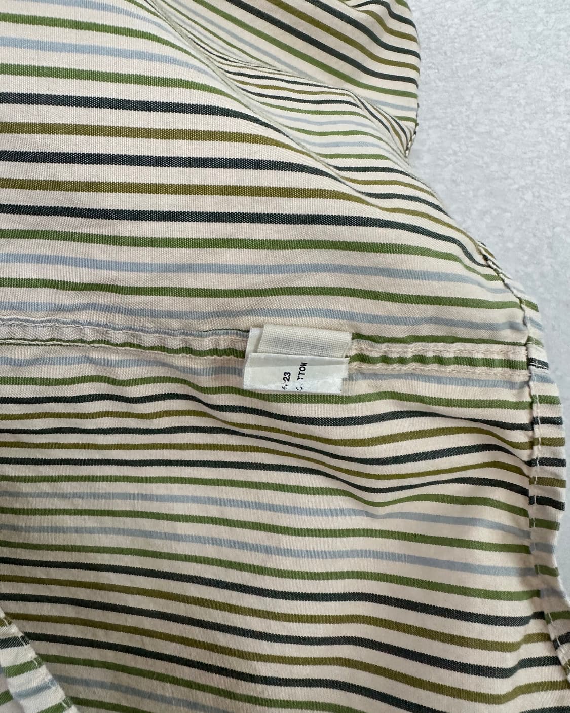 (XL오버)GAP 스트라이프 셔츠-M2264 상품이미지6