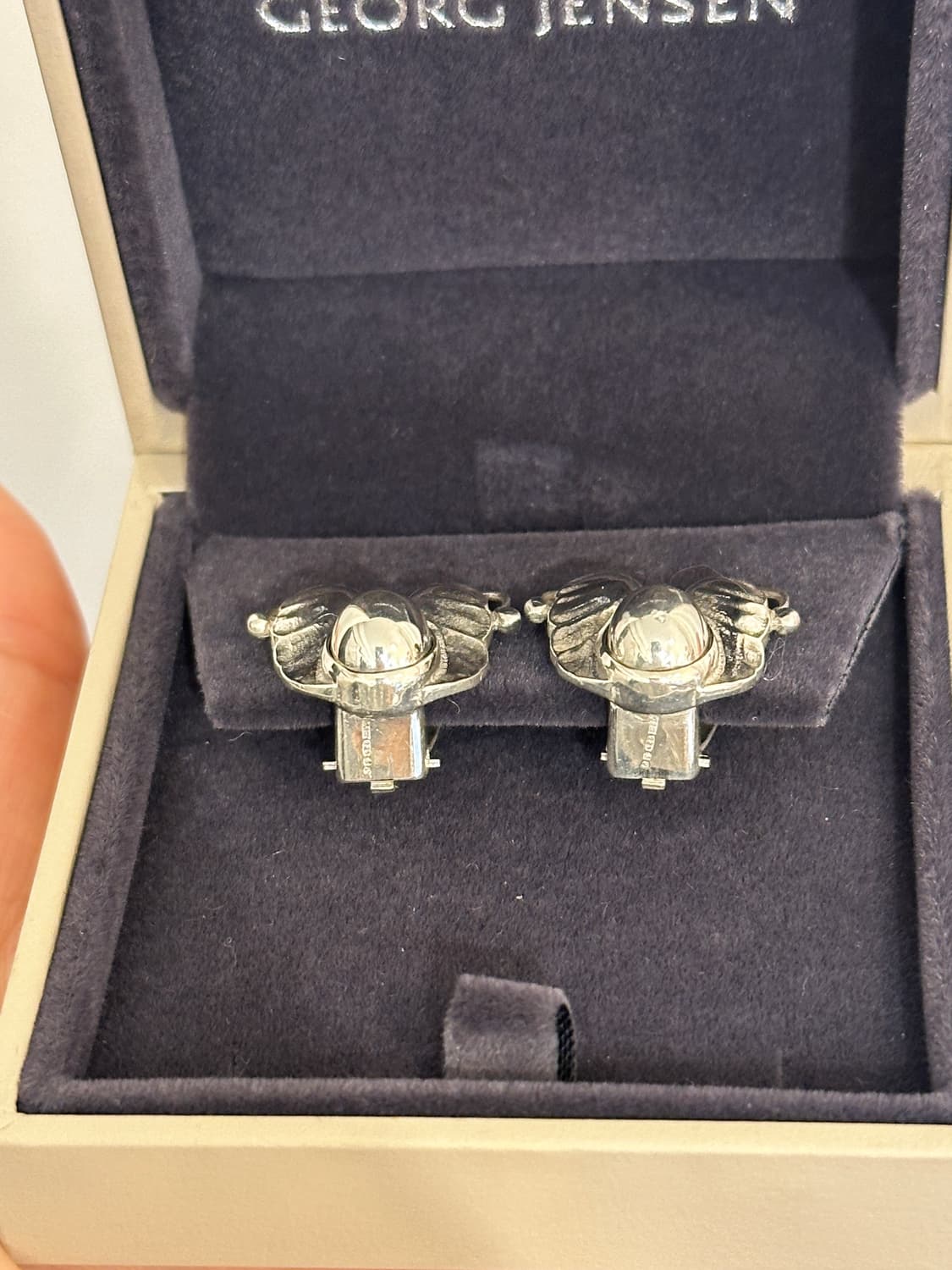 Georg Jensen Vintage Silver Clip Earring 상품이미지4