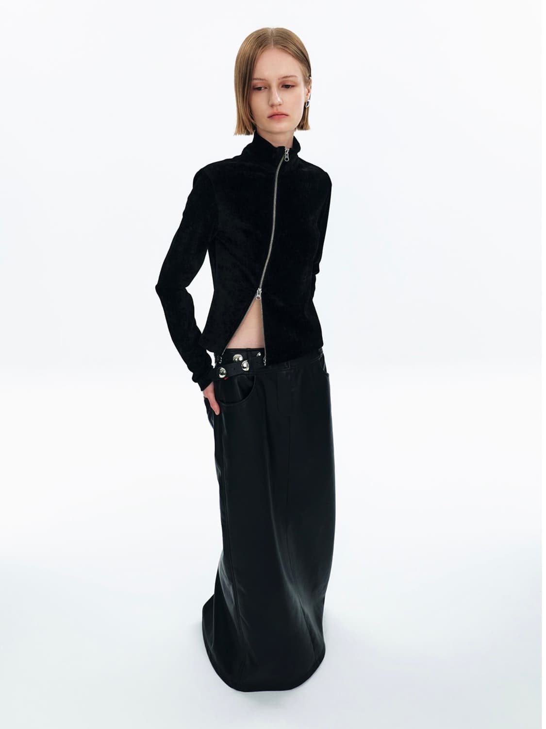 YUNSE VELVET ZIP-UP 상품이미지3