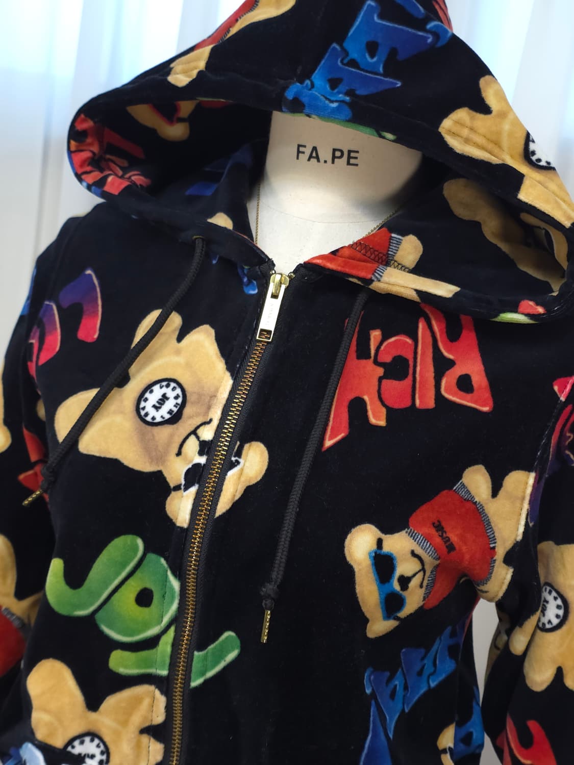 조이리치 벨벗 후드집업 상품이미지5