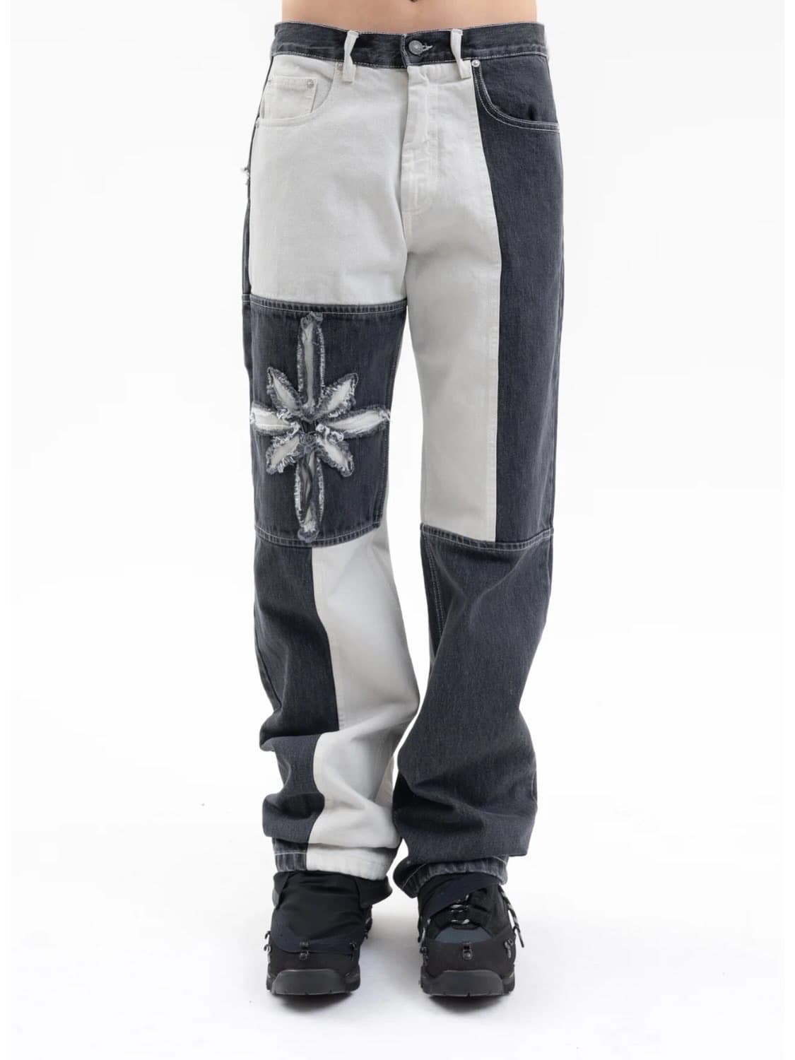 쿠시코그 Kusikohc floral detail jeans 상품이미지9