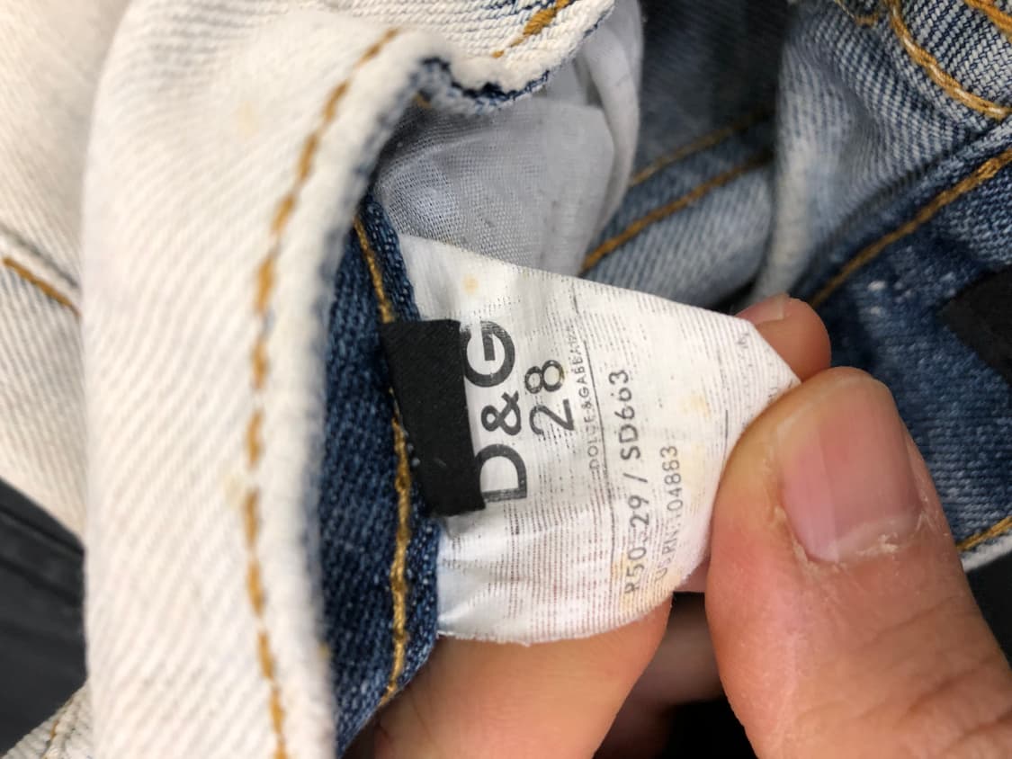 돌체앤가바나 워싱 데님 쇼츠 상품이미지4