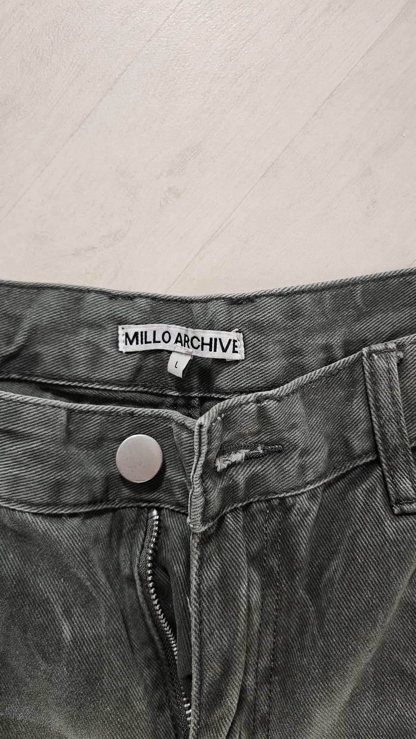 밀로아카이브 커브드 팬츠 L 상품이미지4