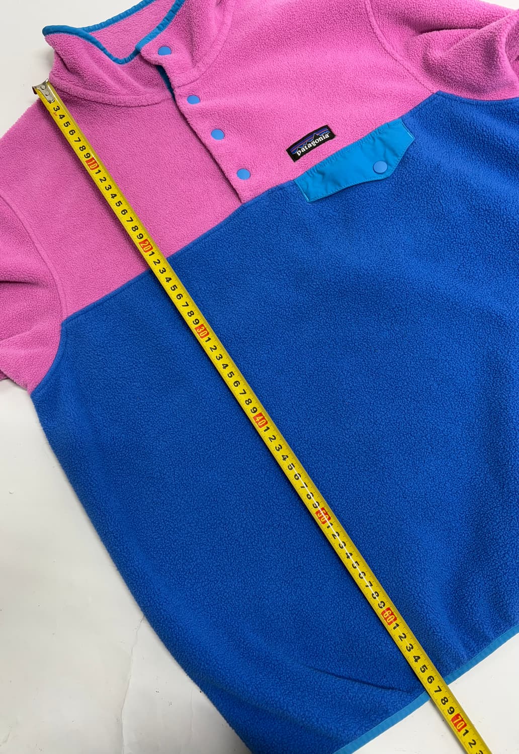 파타고니아 신칠라 스냅티 핑크/블루 우먼즈L 상품이미지8