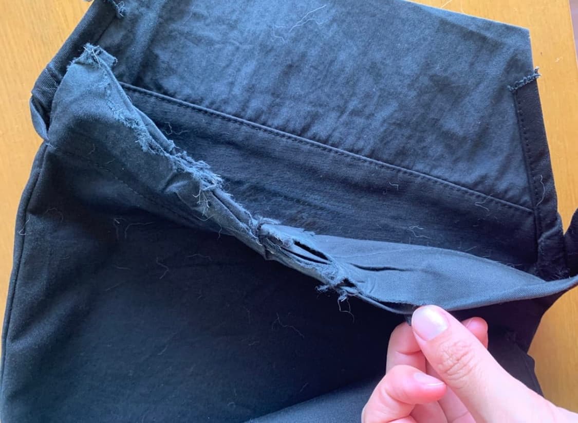 오픈와이와이 GATHERED BOOTCUT PANTS, BLACK (S) 상품이미지4