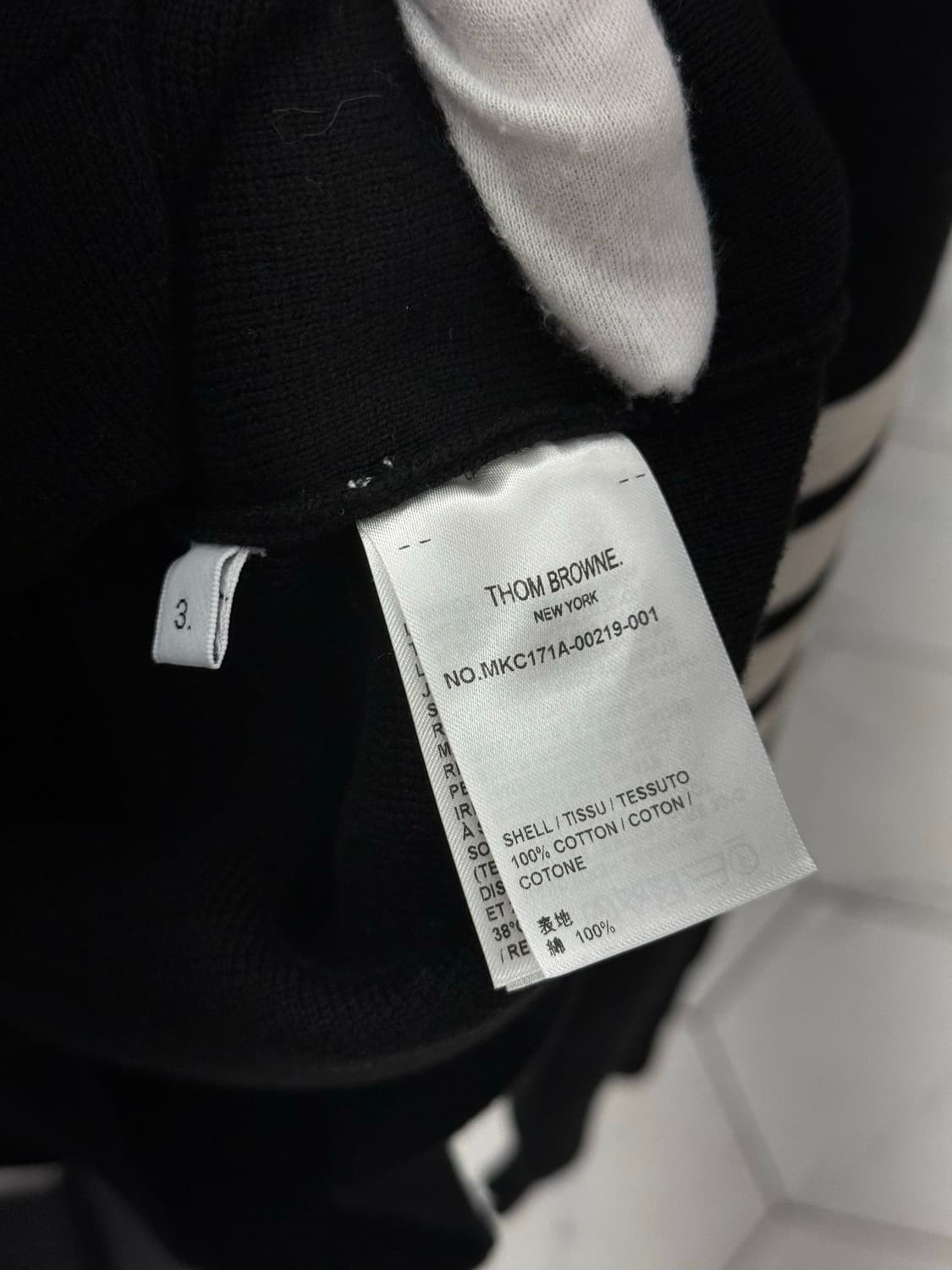 [3] 톰브라운 사선완장 밀라노스티치 가디건 상품이미지7