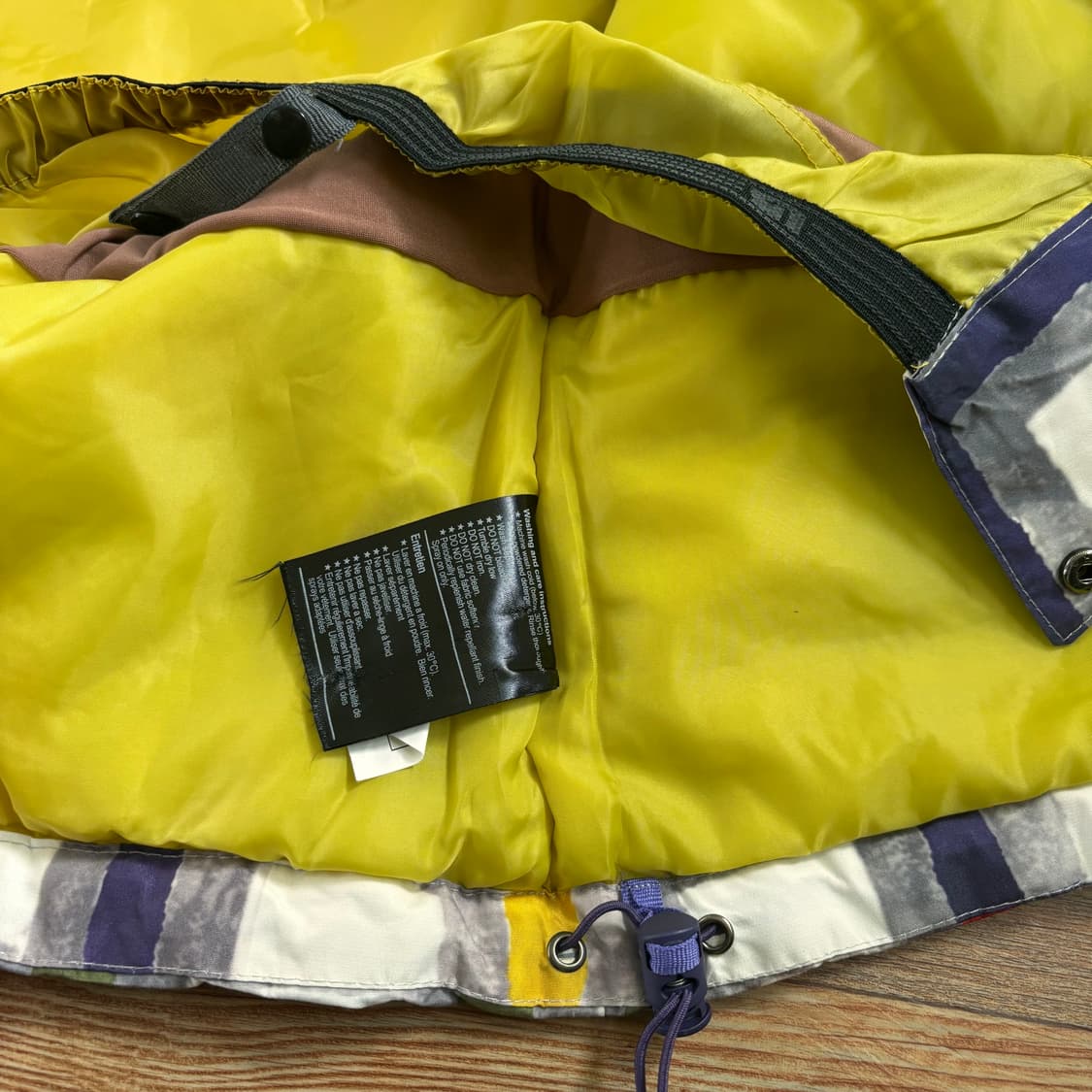 버튼 보드복 점퍼 M 스키 아웃도어 기능성 상품이미지8