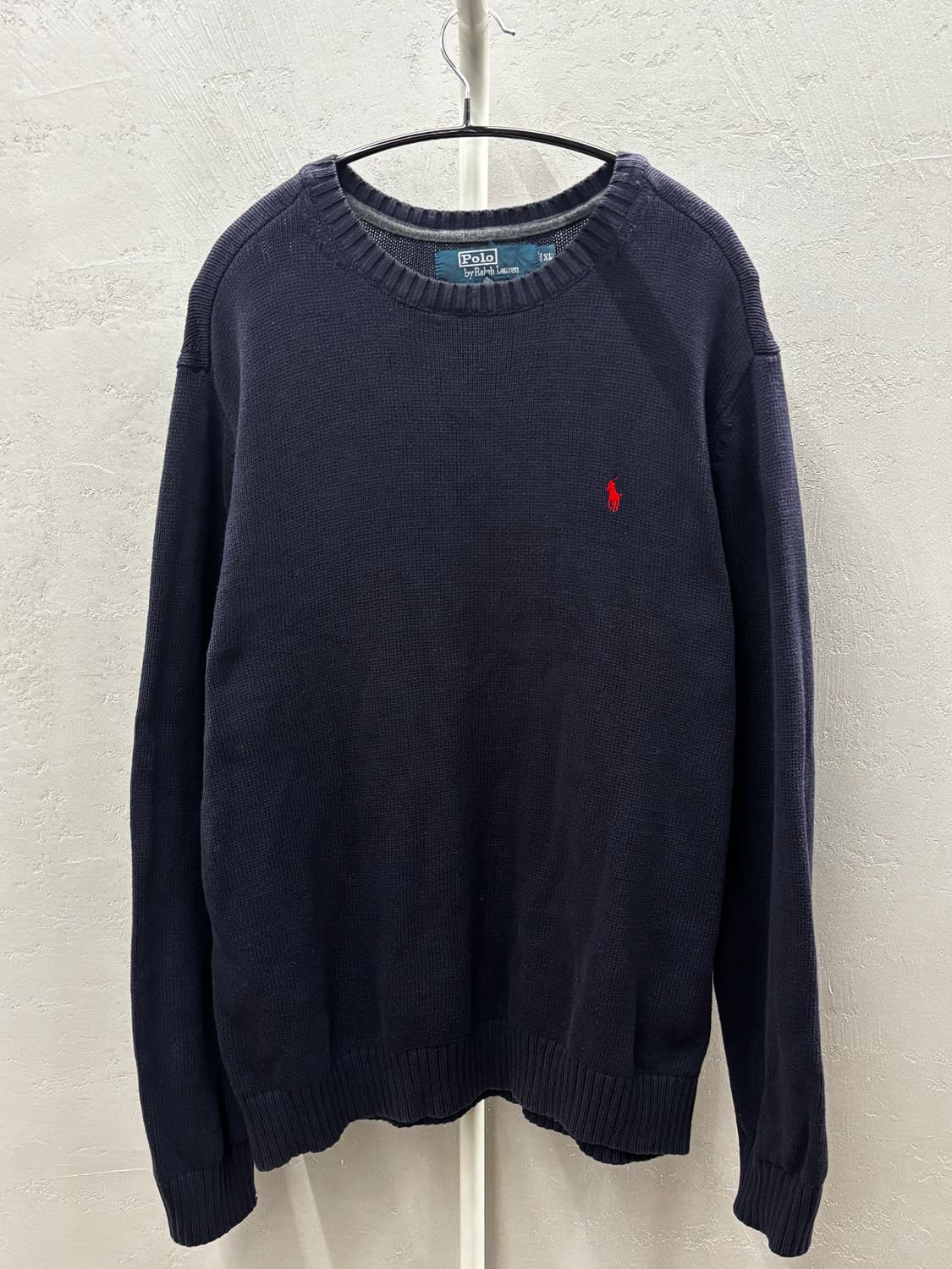 폴로 랄프로렌 빈티지 네이비 니트 XL 상품이미지2