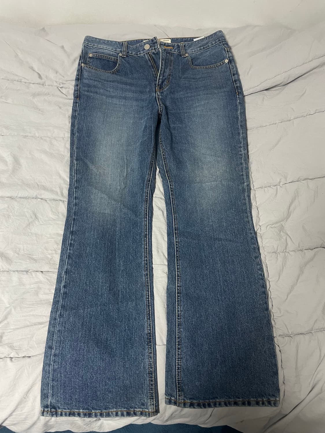 페이탈리즘 Moros 세미 플레어핏 데님팬츠 48 L 상품이미지3