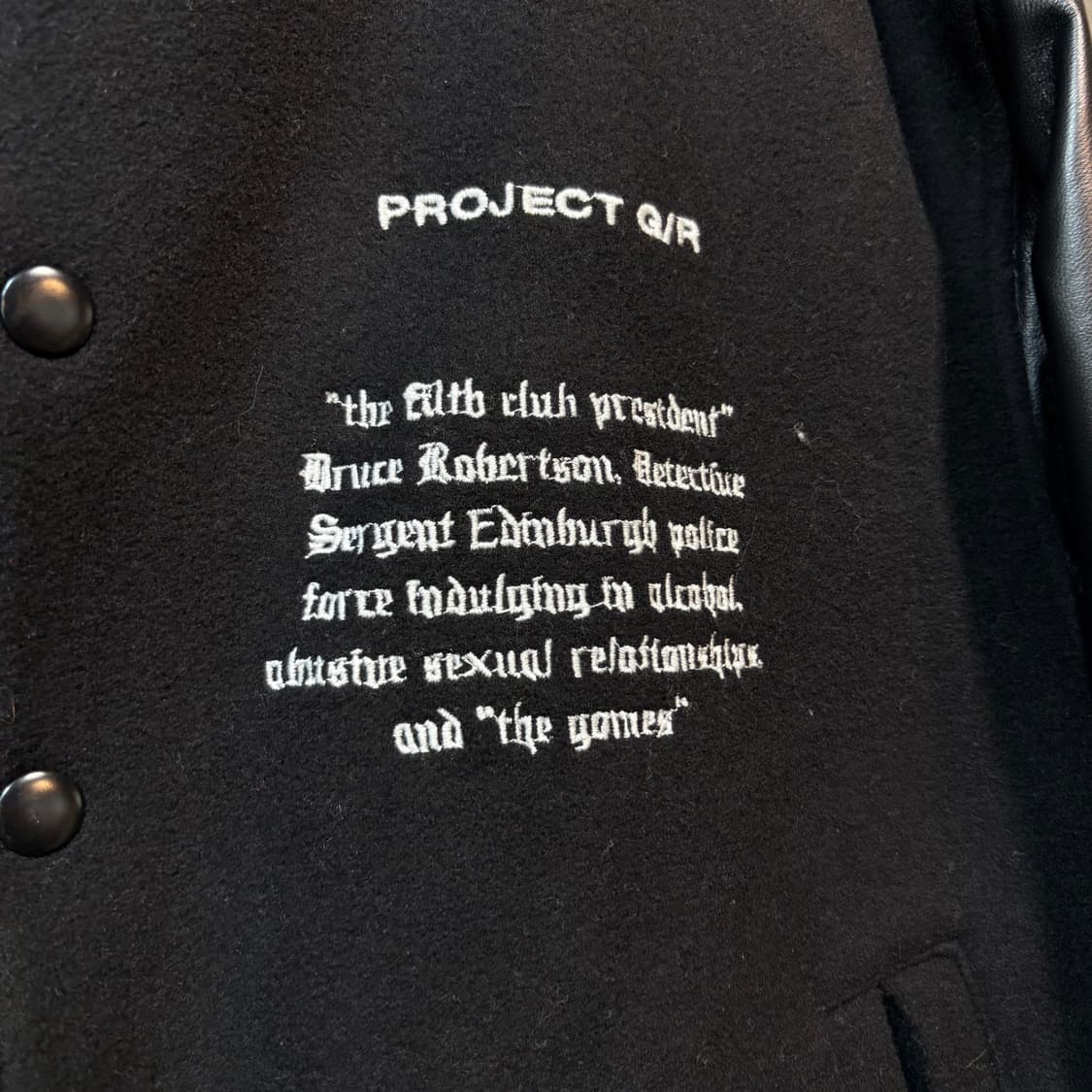 [M] PROJECT G/R 프로젝트지알 스타디움 자켓 상품이미지2
