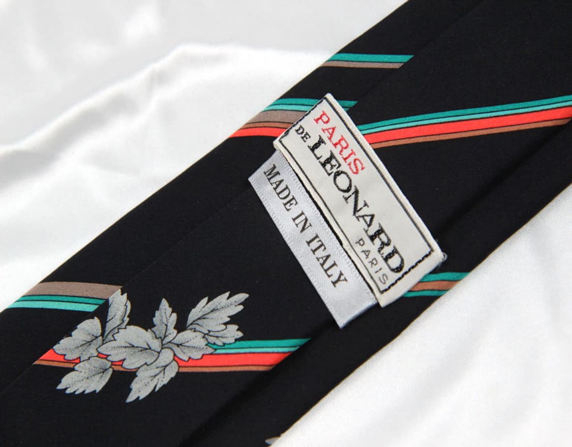 레오나드 7.8cm S등급 프랑스 하이엔드 남자 명품 넥타이 상품이미지3