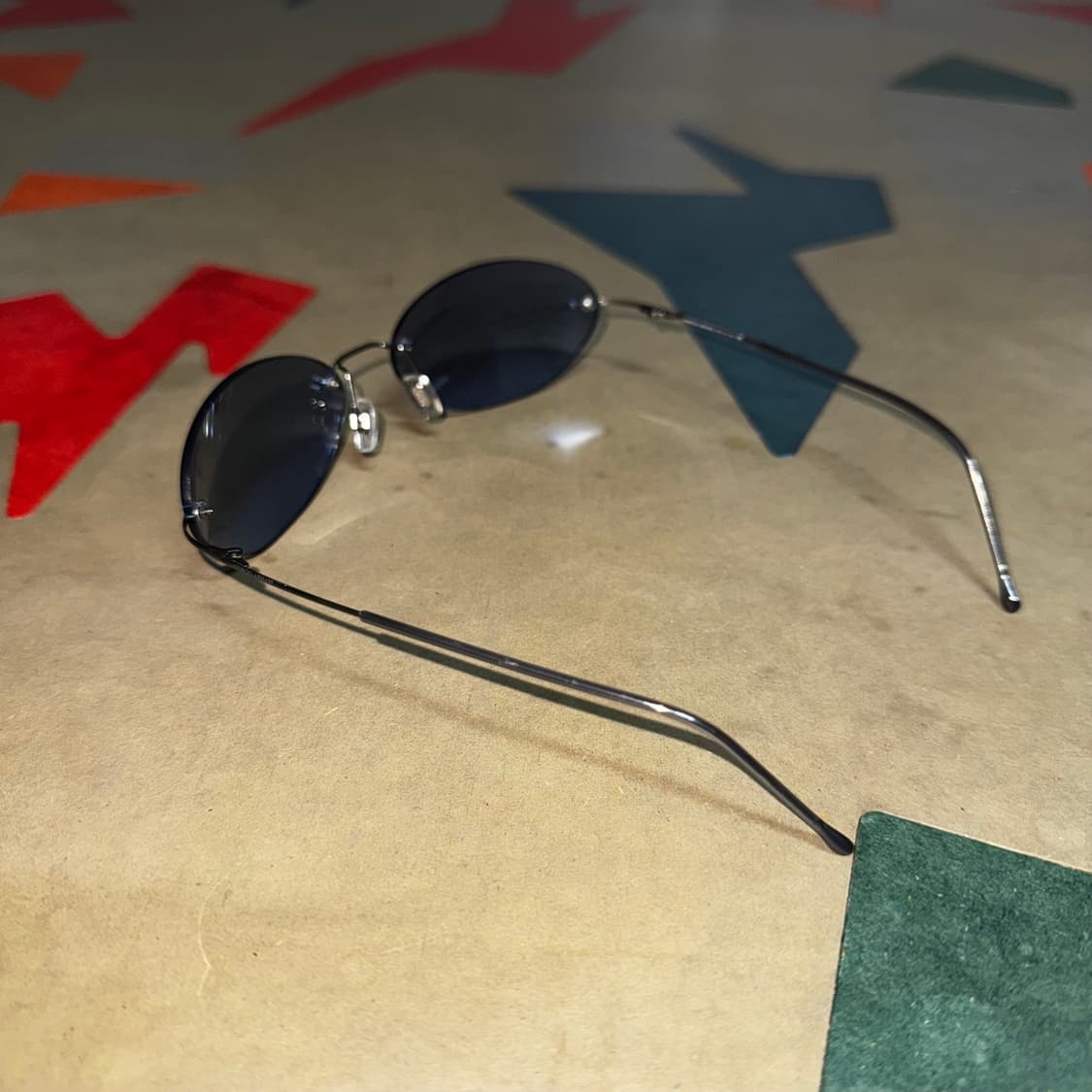00’s Giorgio Armani Rimless Sunglasses 상품이미지5