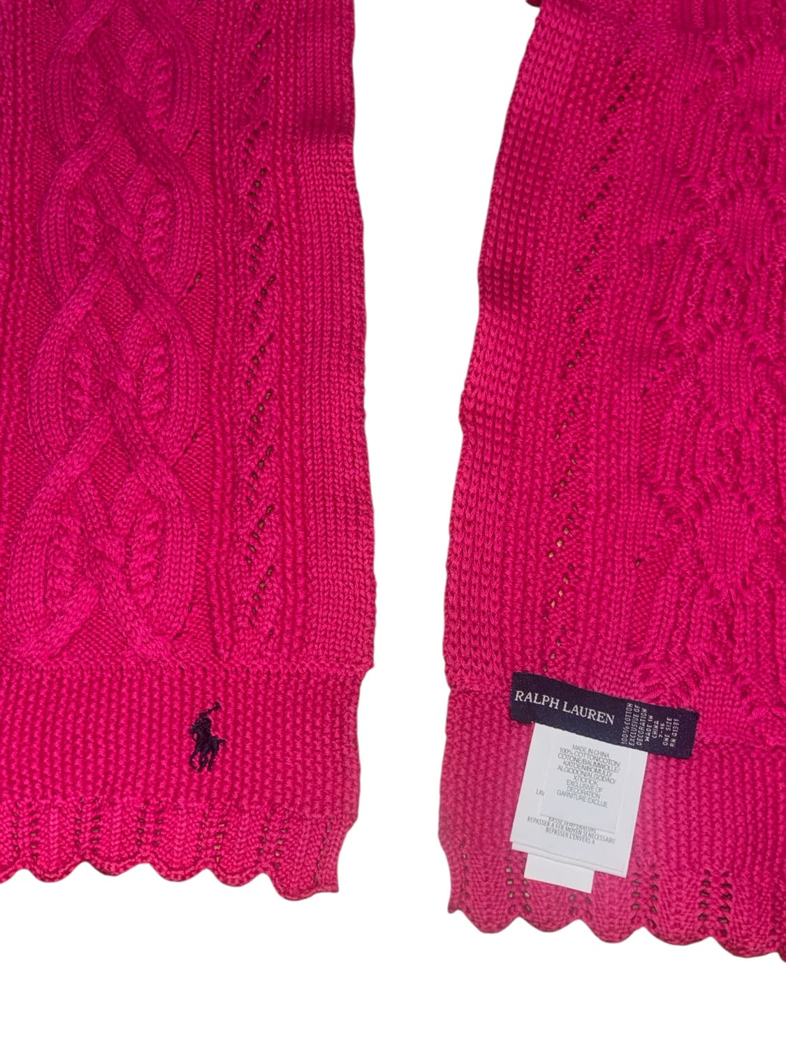 폴로 랄프로렌 니트 머플러 목도리 상품이미지6