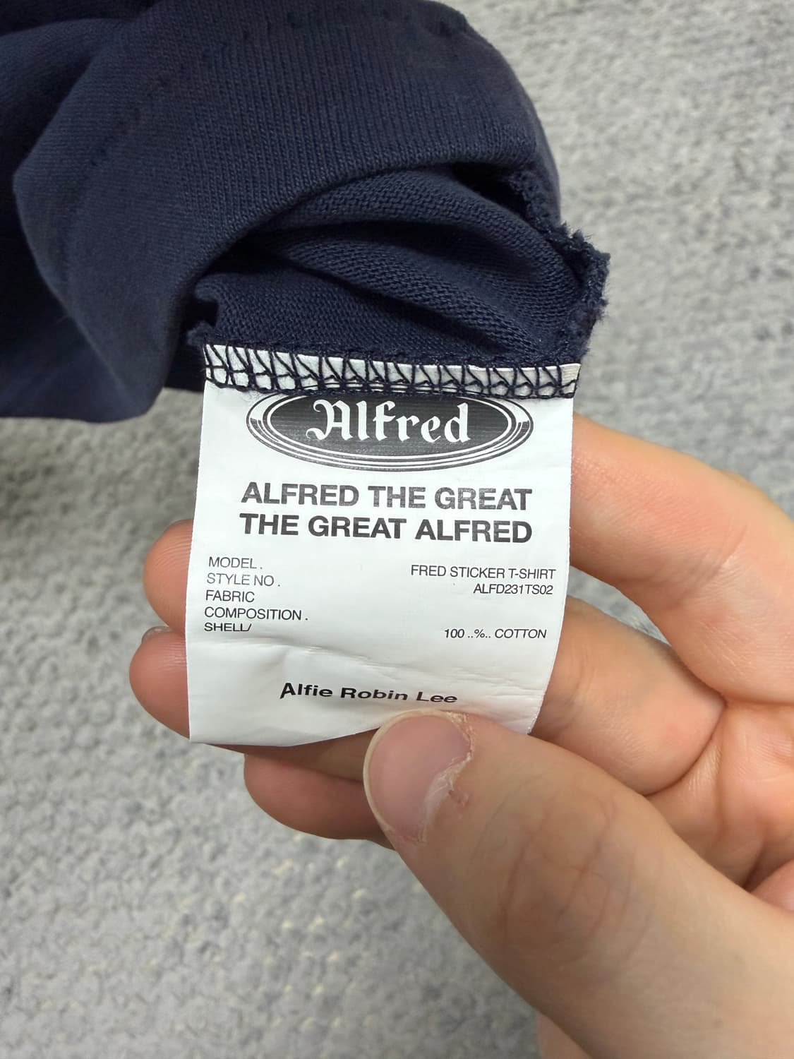 헤리티지플로스 Alfred FRED STICKER T-SHIRT 상품이미지7