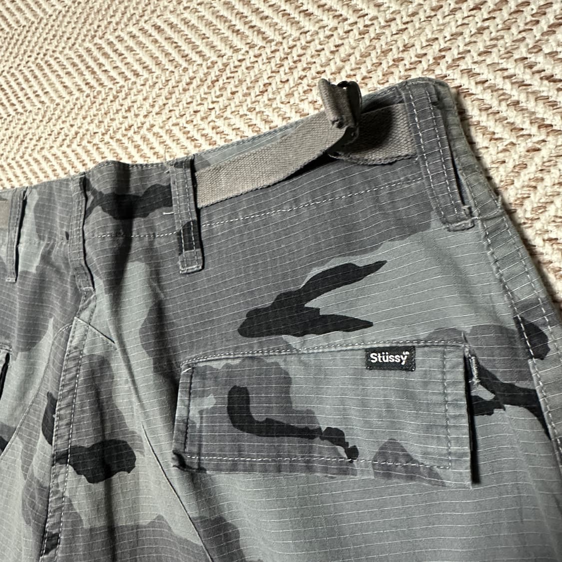 STUSSY old vintage camo cargo pants 상품이미지4