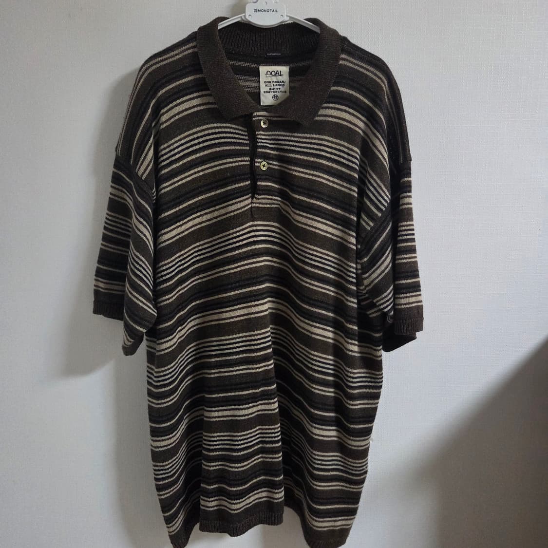 (M) 나나미카 몽키타임 보더 폴로셔츠 상품이미지2