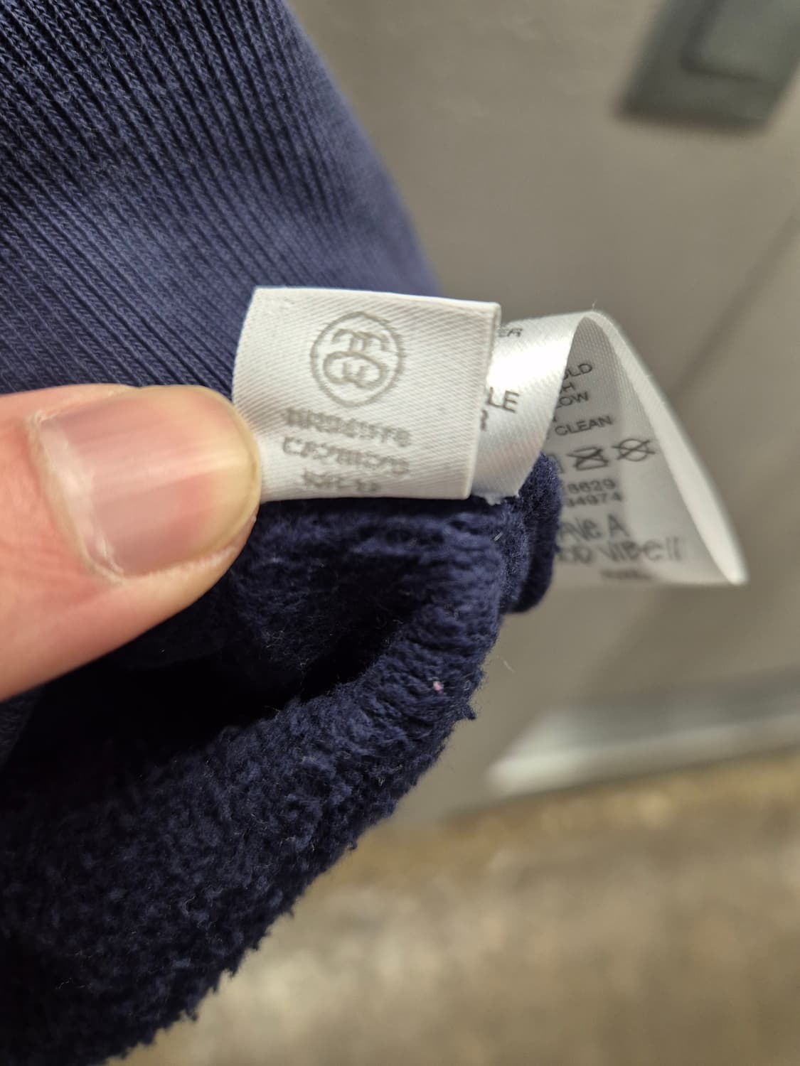 스투시 네이비 후드티 S 상품이미지6