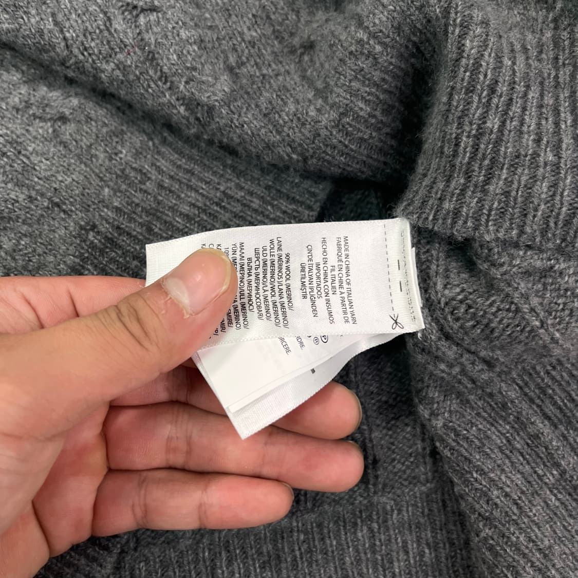 W100 폴로 랄프로렌 램스울 꽈배기 니트 상품이미지4