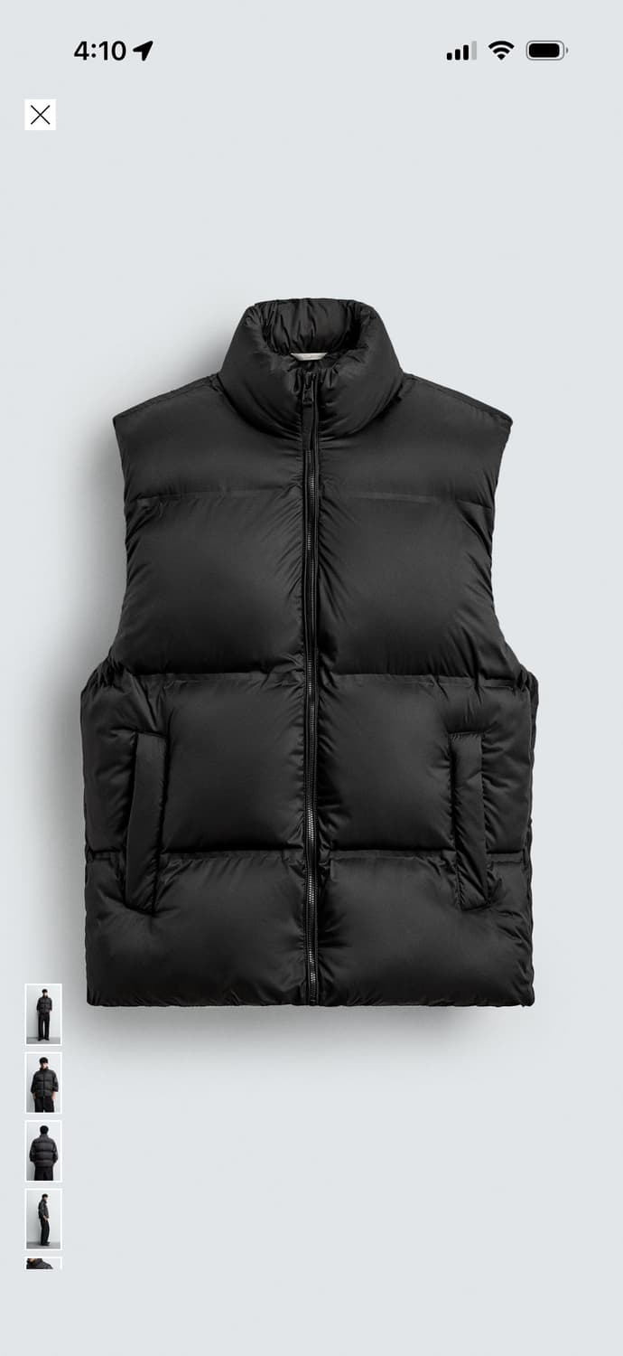 (구매합니다) 자라 리펠런트 패딩 베스트 상품이미지1