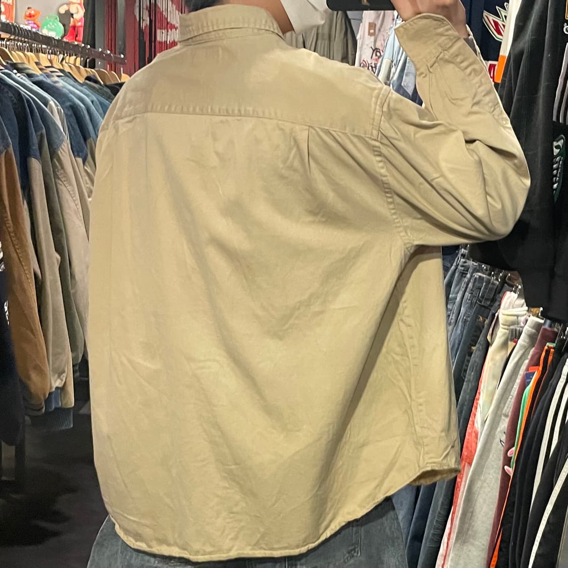 [IM] carhartt 칼하트 연베이지 긴팔 셔츠 상품이미지5