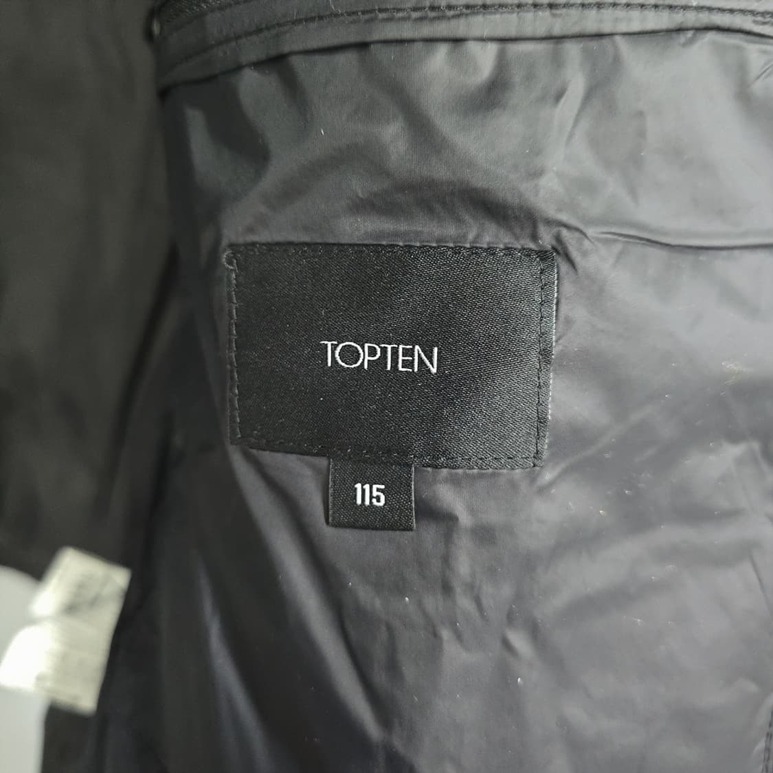 탑텐(TOPTEN) 패딩 베스트 블랙 115 상품이미지5