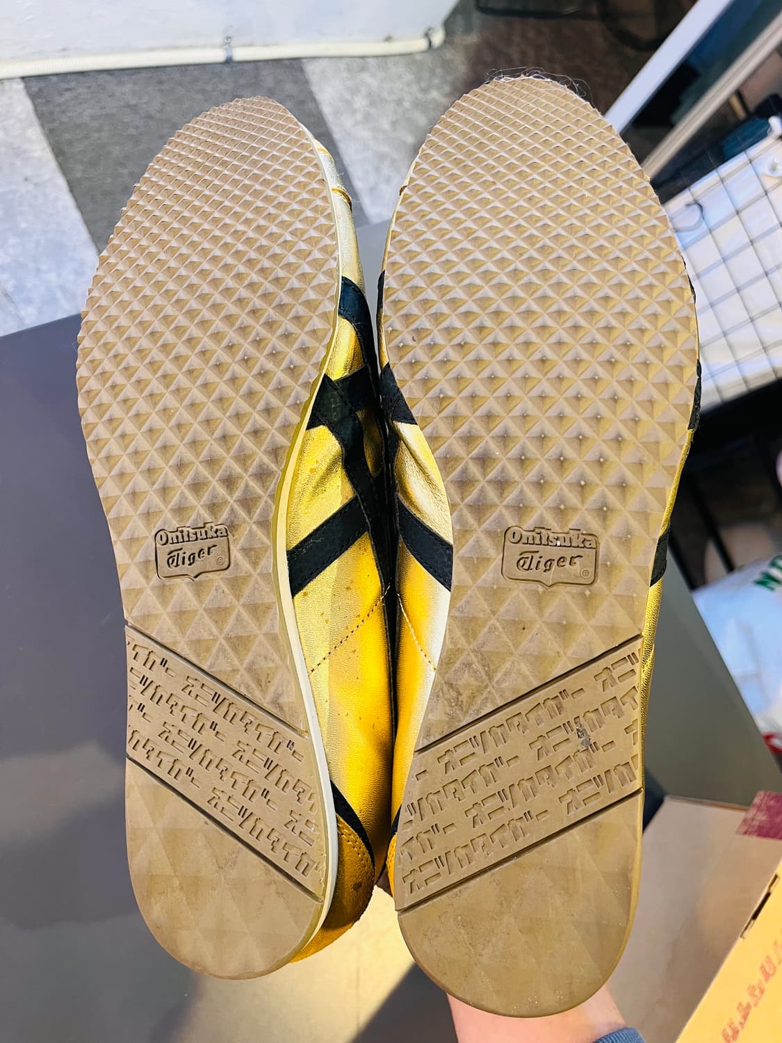 오니츠카 타이거 올림포스 골드 / 블랙(280mm) 상품이미지8