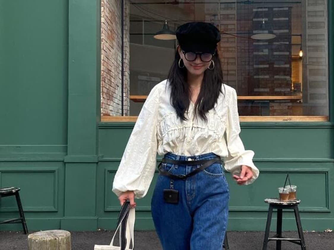 샵보얼 블라우스(블랙) 상품이미지4