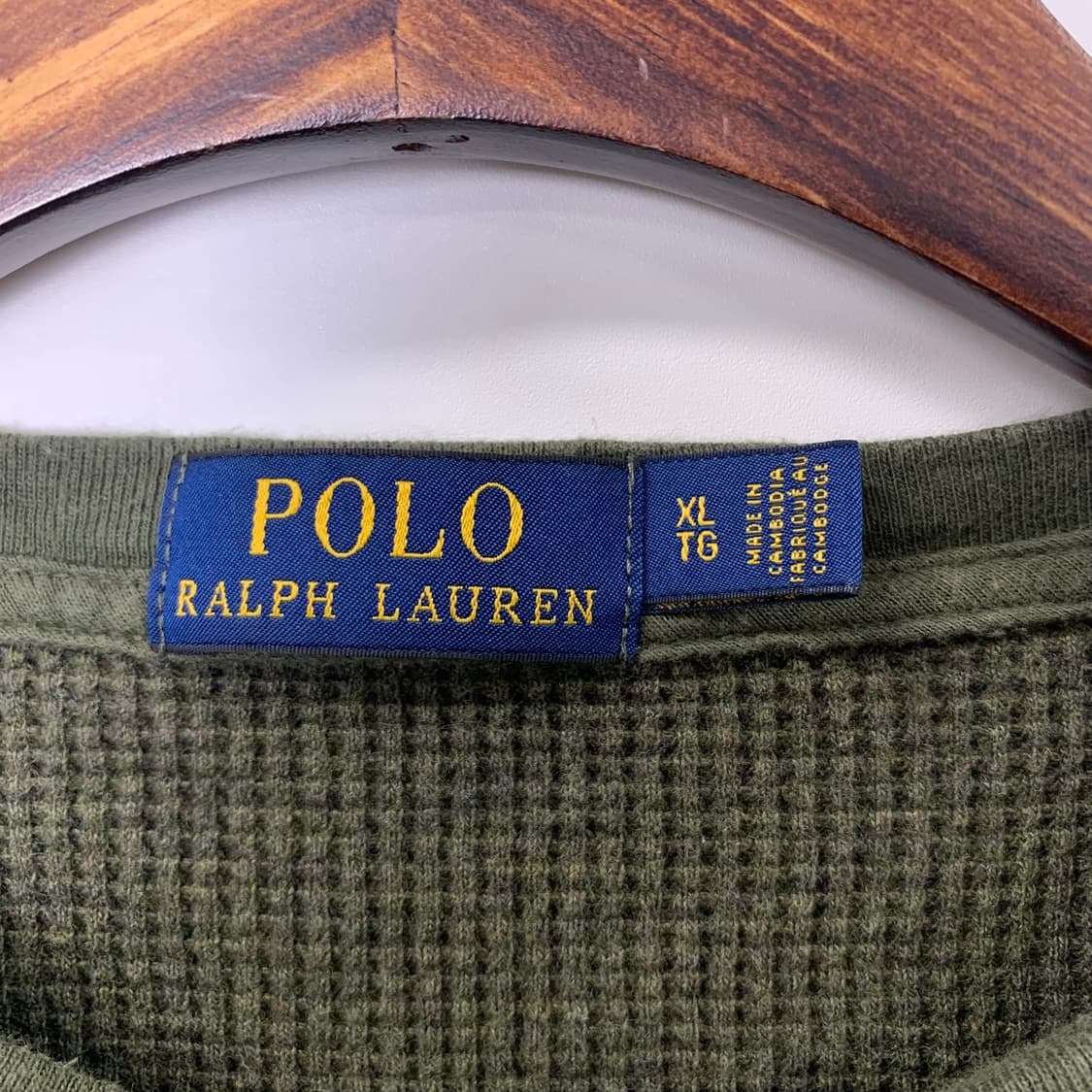 폴로 랄프로렌 신형 카키 와플 니트 상품이미지5