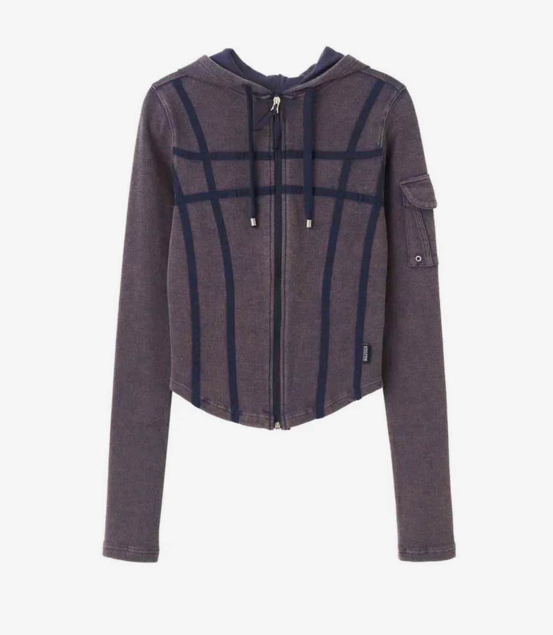 스컬프터 Washed Bondage Hoodie Washed Navy 상품이미지1