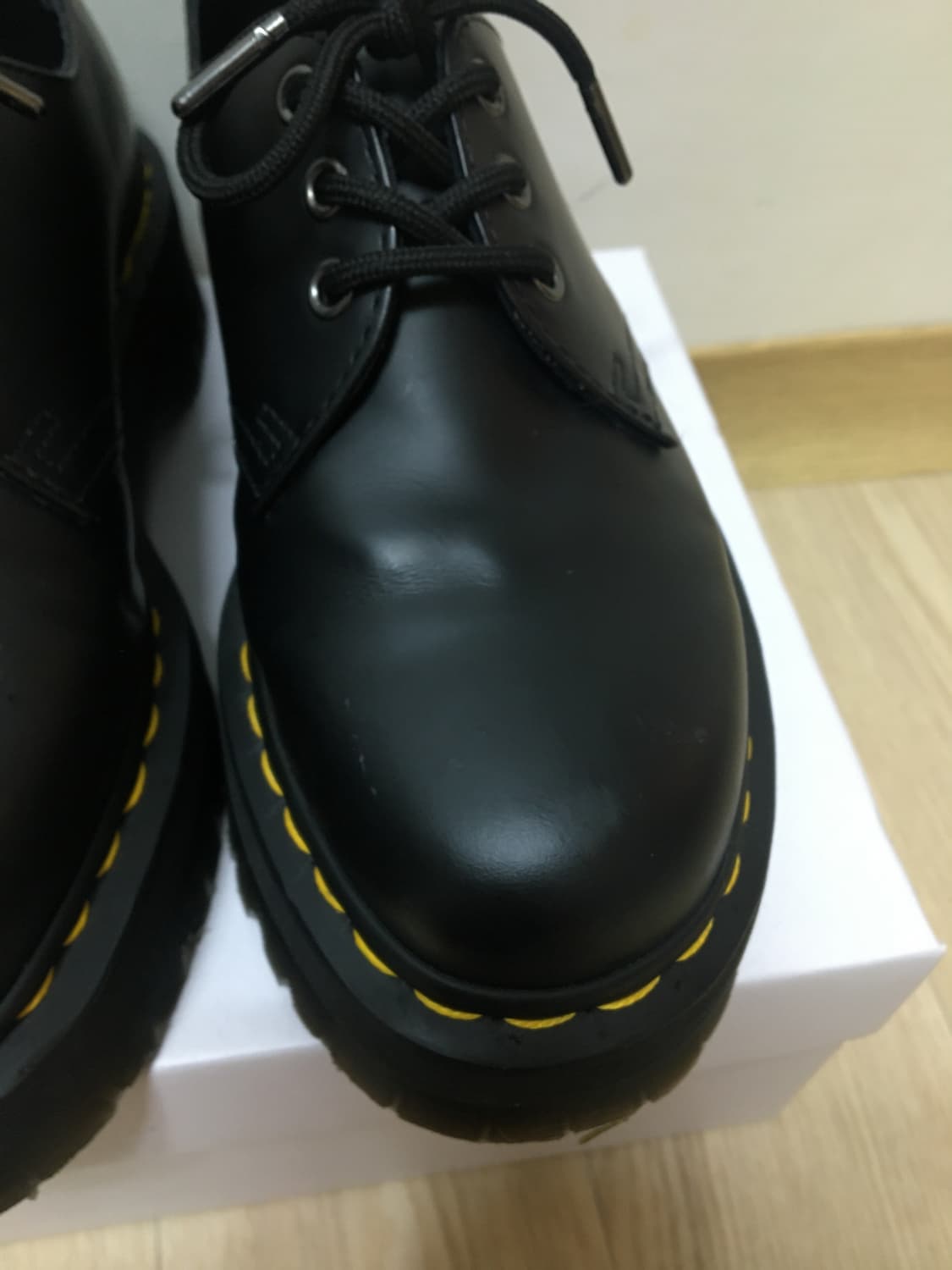 1461 쿼드 블랙 폴리시드 스무스 / 25567001 상품이미지5